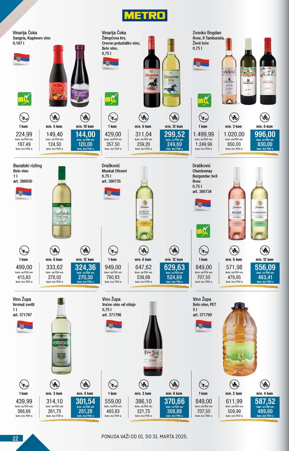 METRO  SNIZENJE SNIZENJA  KATALOG AKCIJA