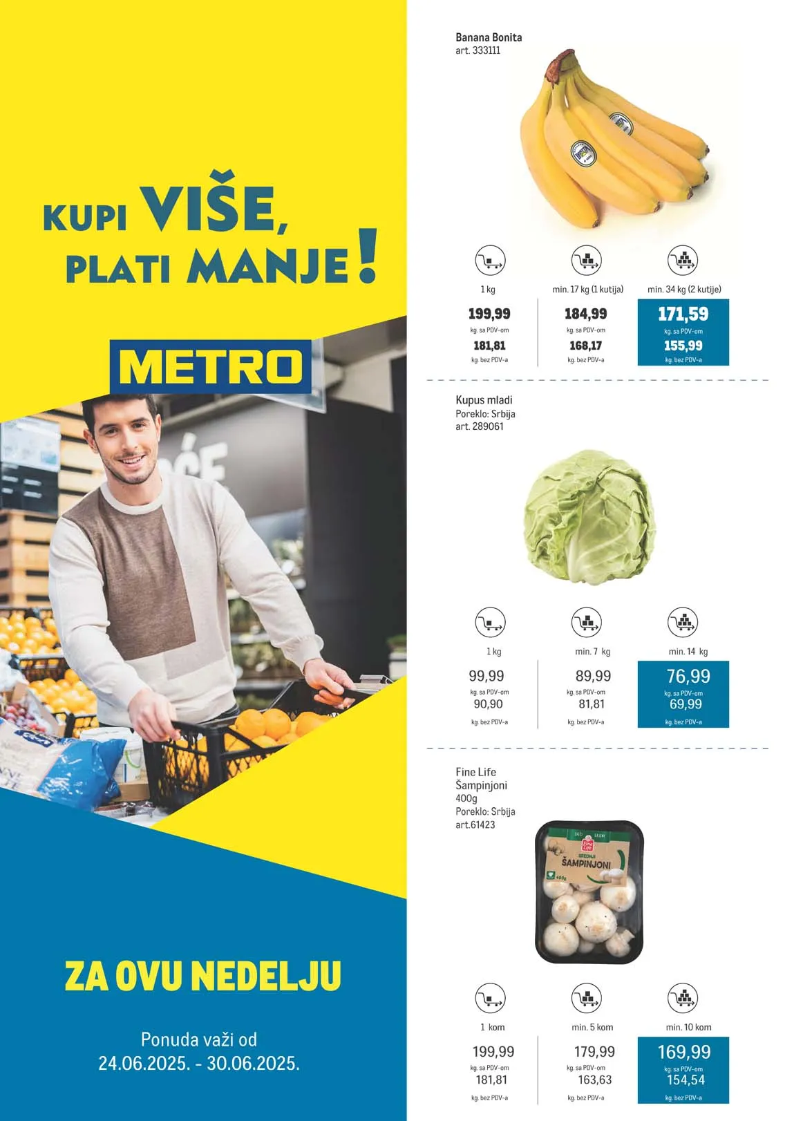 METRO Kupi više plati manje provereno sniženja do 30.06.2025