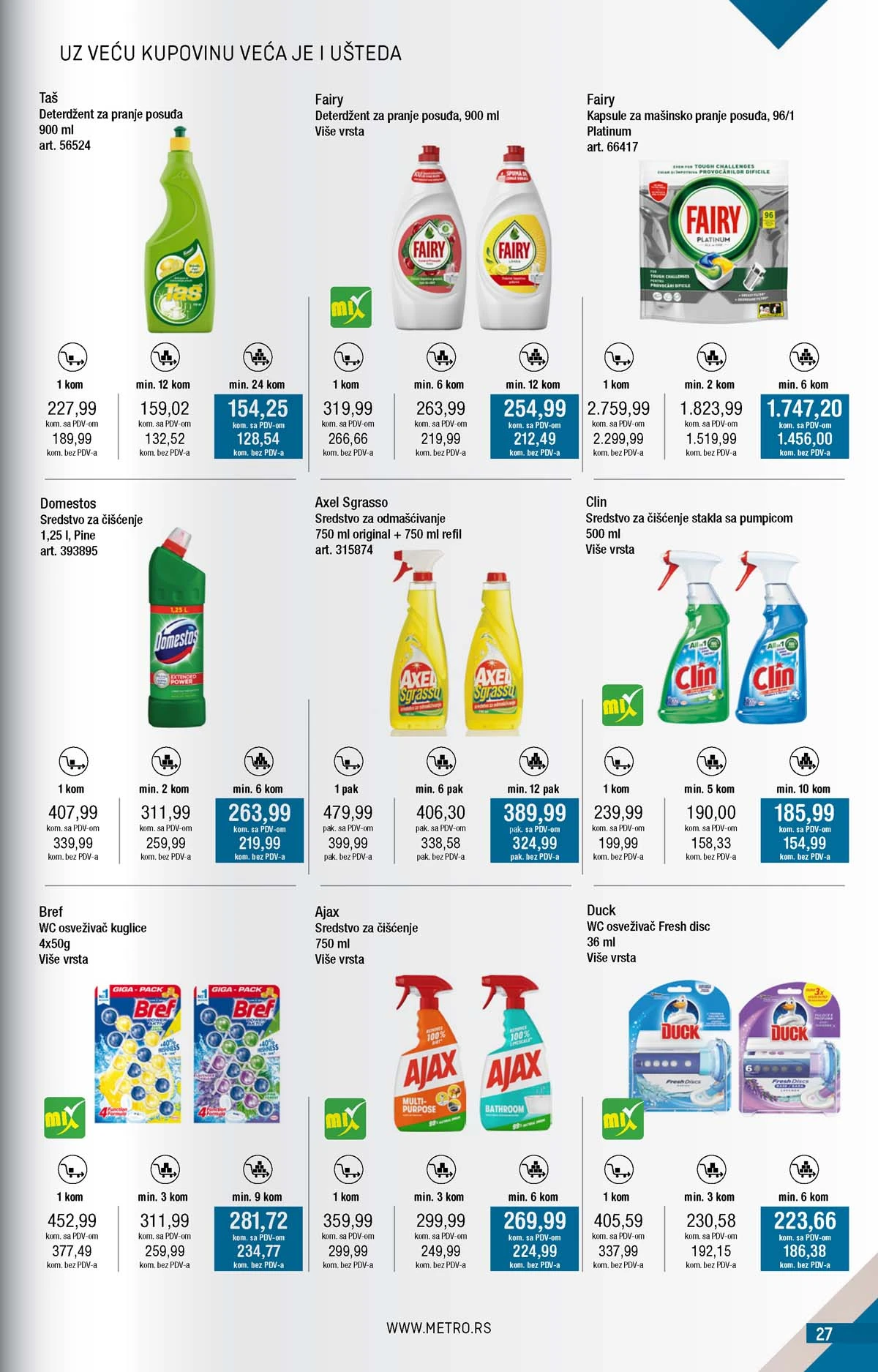 Metro kataloška ponuda akcija sniženja METRO akcija katalog snizenja