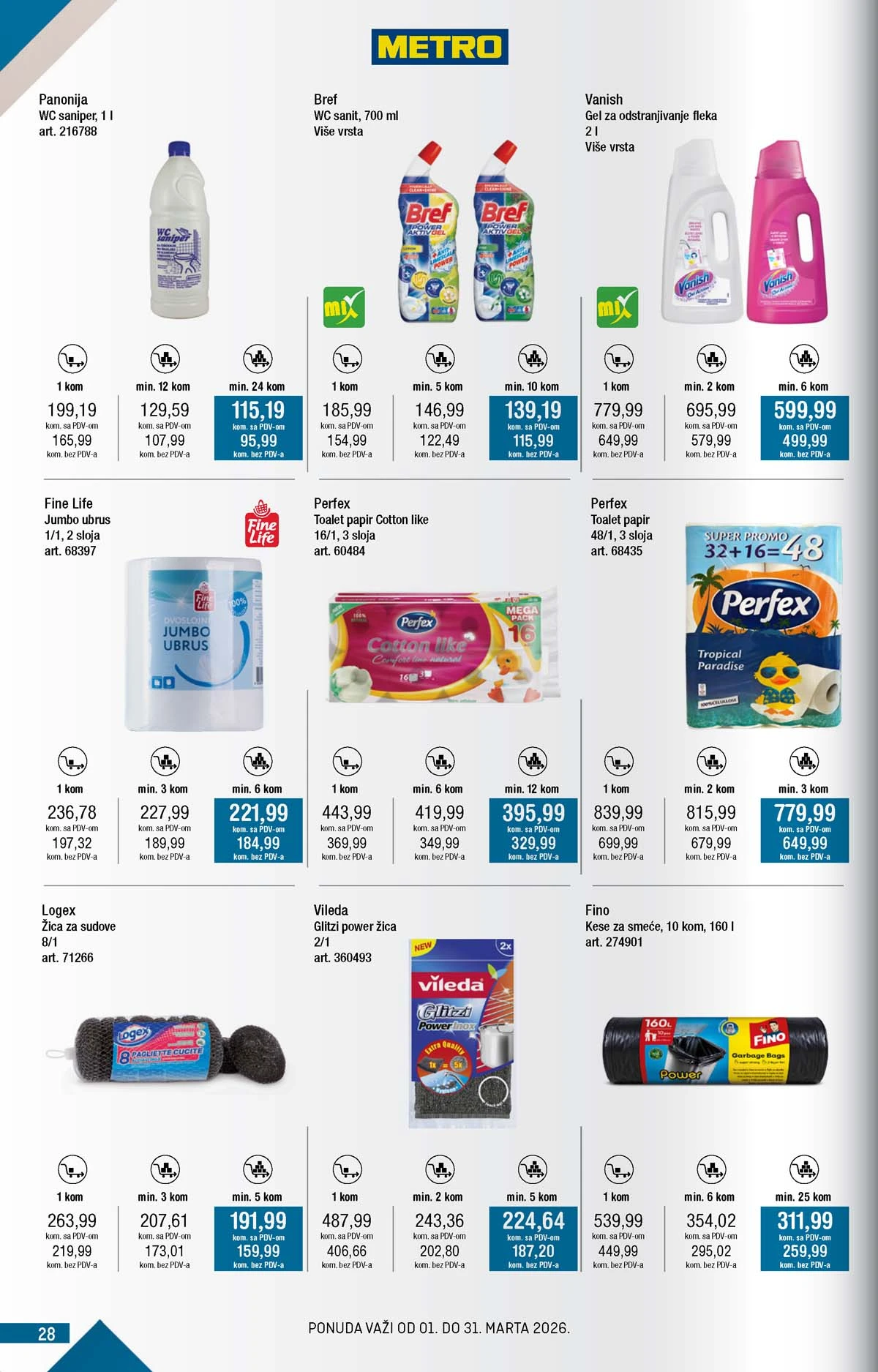 Metro kataloška ponuda akcija sniženja METRO akcija katalog snizenja