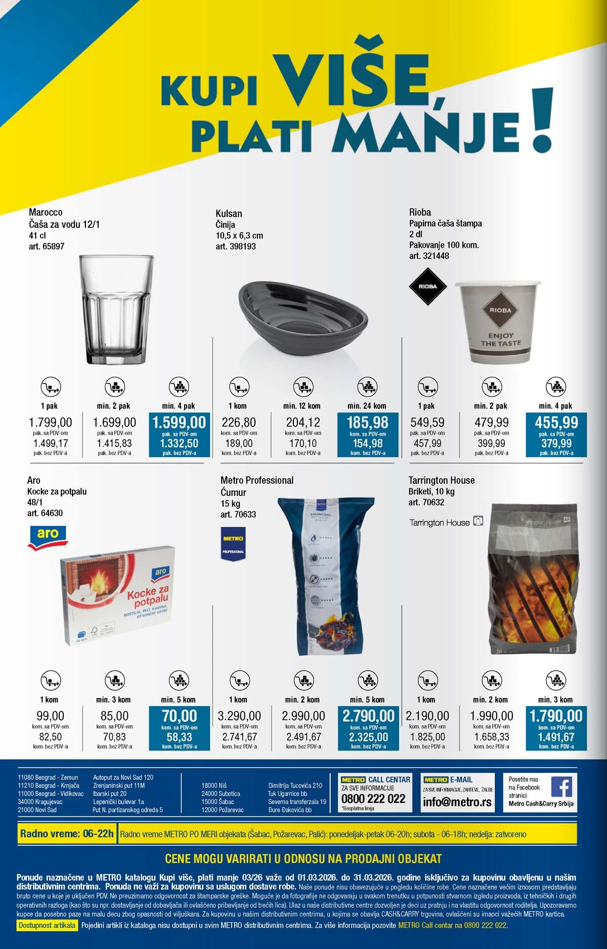 Metro kataloška ponuda akcija sniženja METRO akcija katalog snizenja