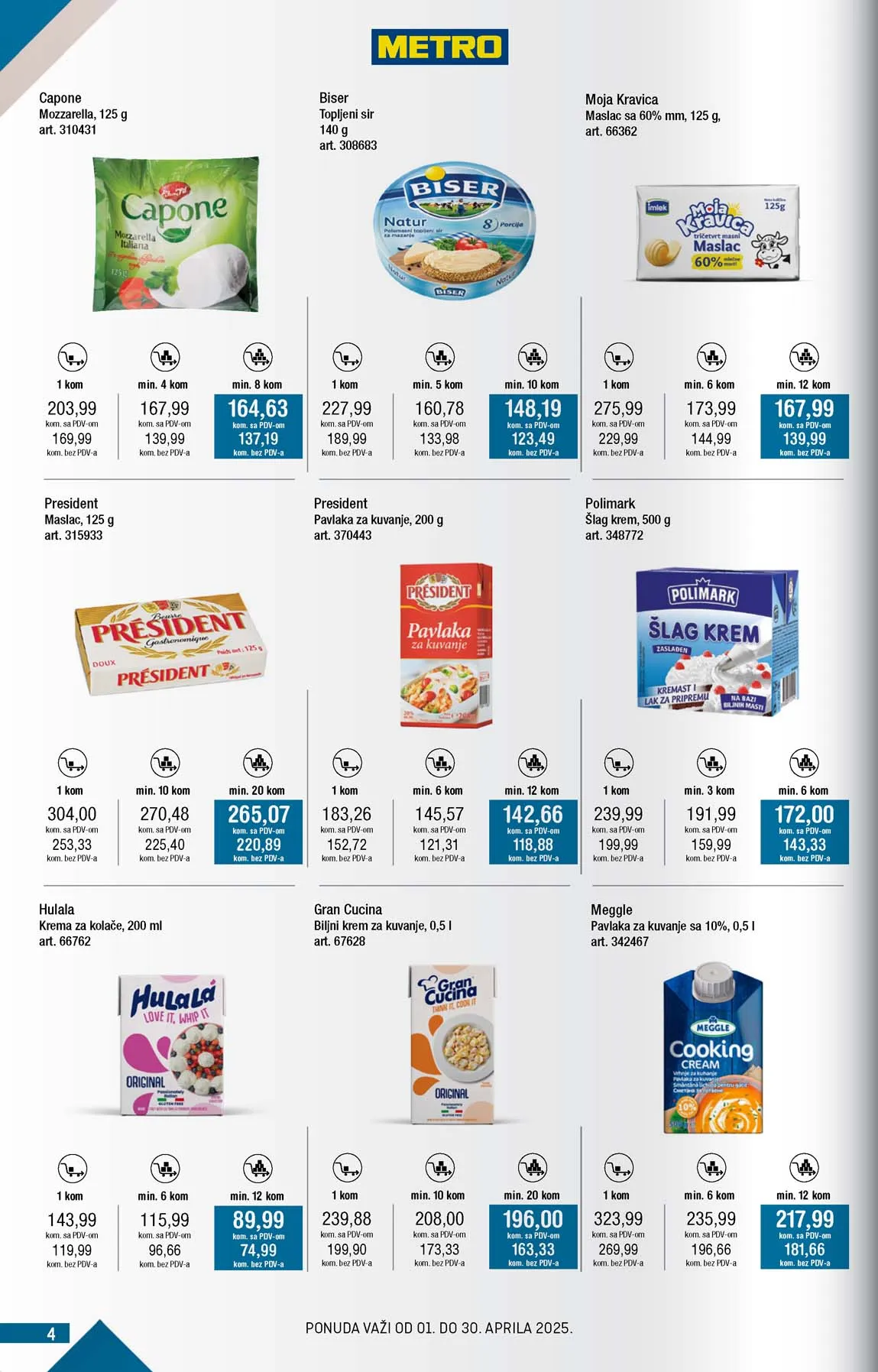 METRO  SNIZENJE SNIZENJA  KATALOG AKCIJA