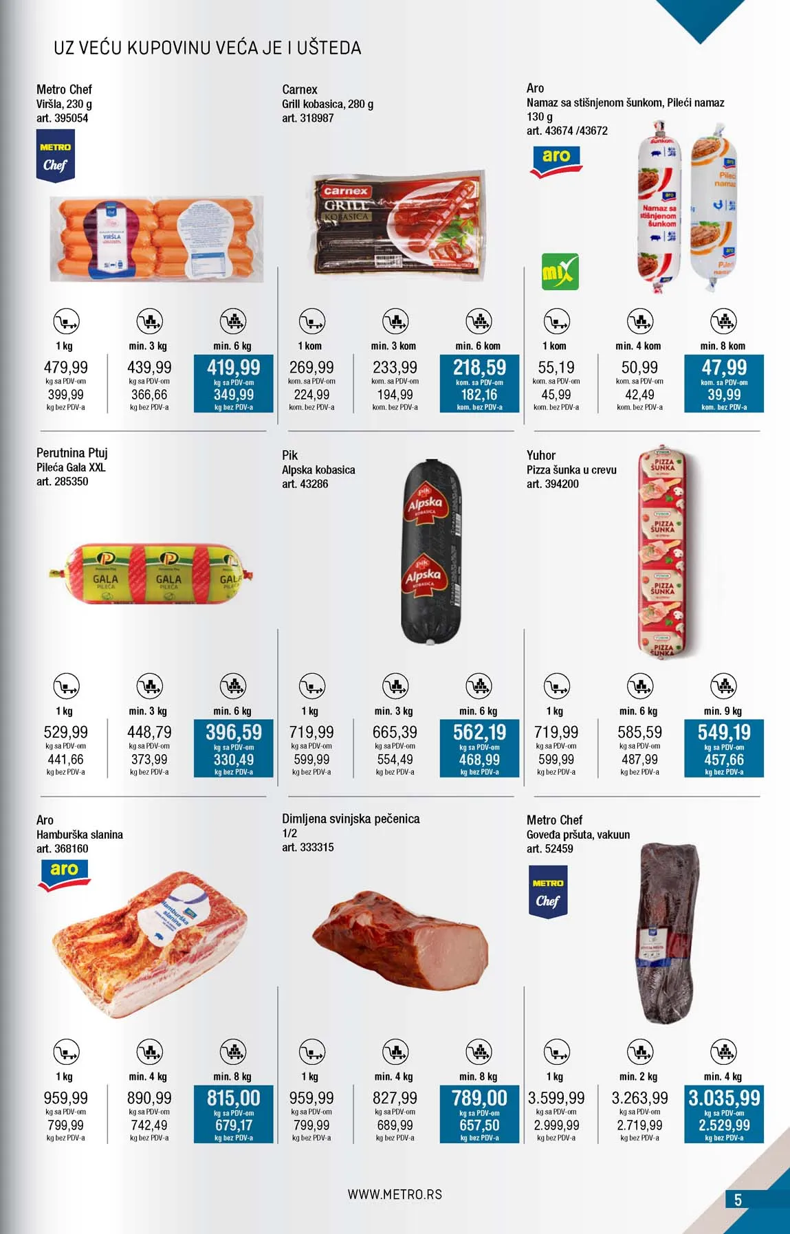 METRO  SNIZENJE SNIZENJA  KATALOG AKCIJA