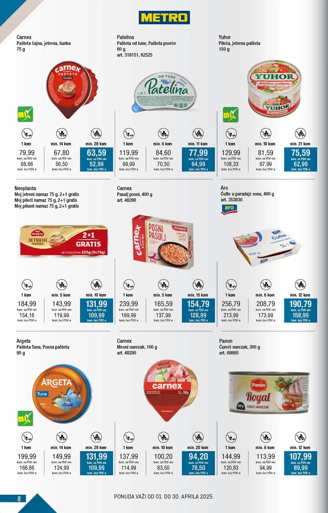 METRO  SNIZENJE SNIZENJA  KATALOG AKCIJA
