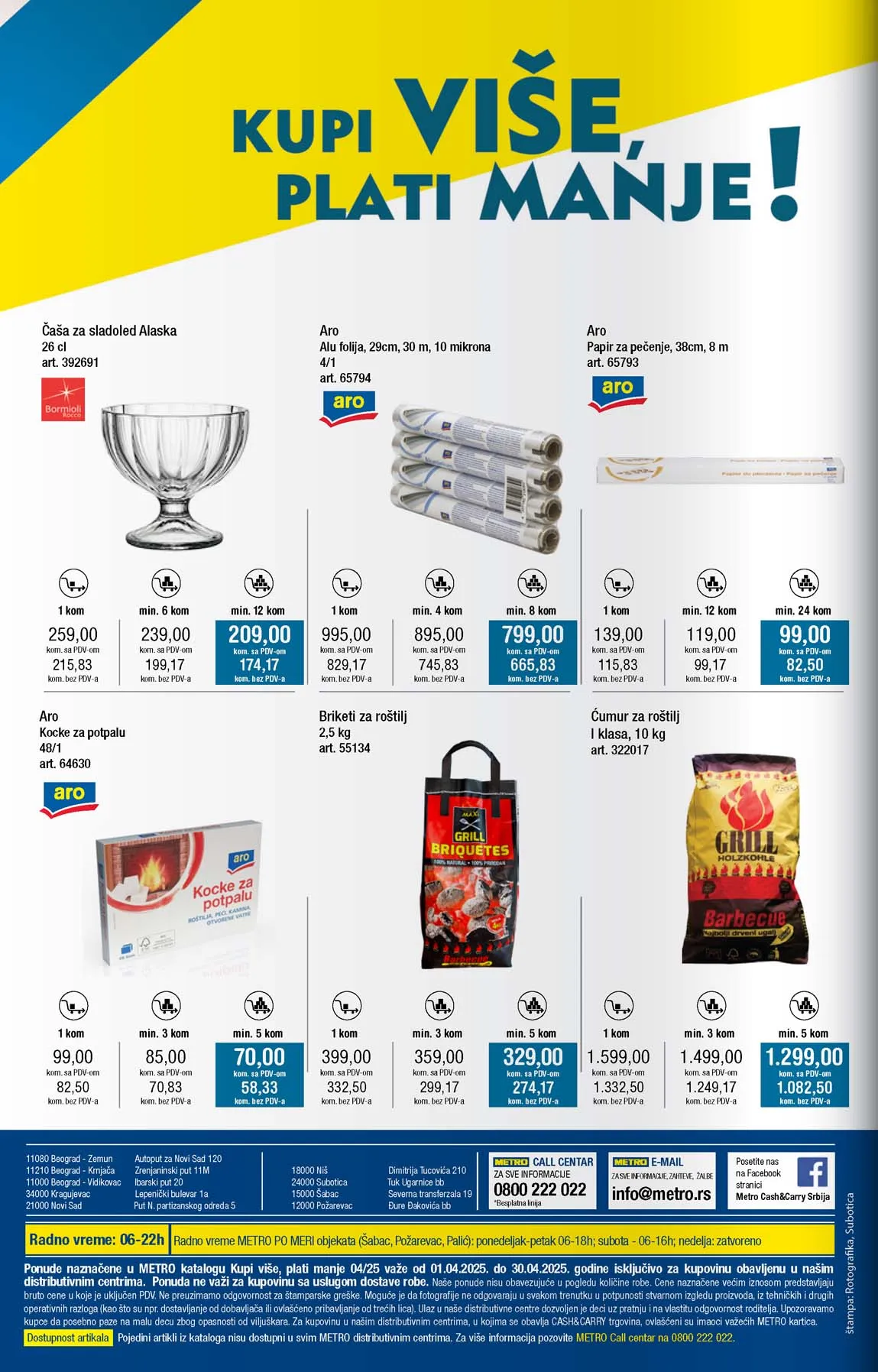 METRO  SNIZENJE SNIZENJA  KATALOG AKCIJA