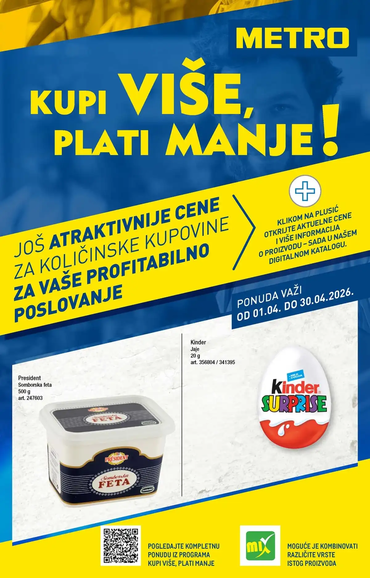 METRO akcija Kupi više plati manje katalog sniženja do 30. aprila 2026