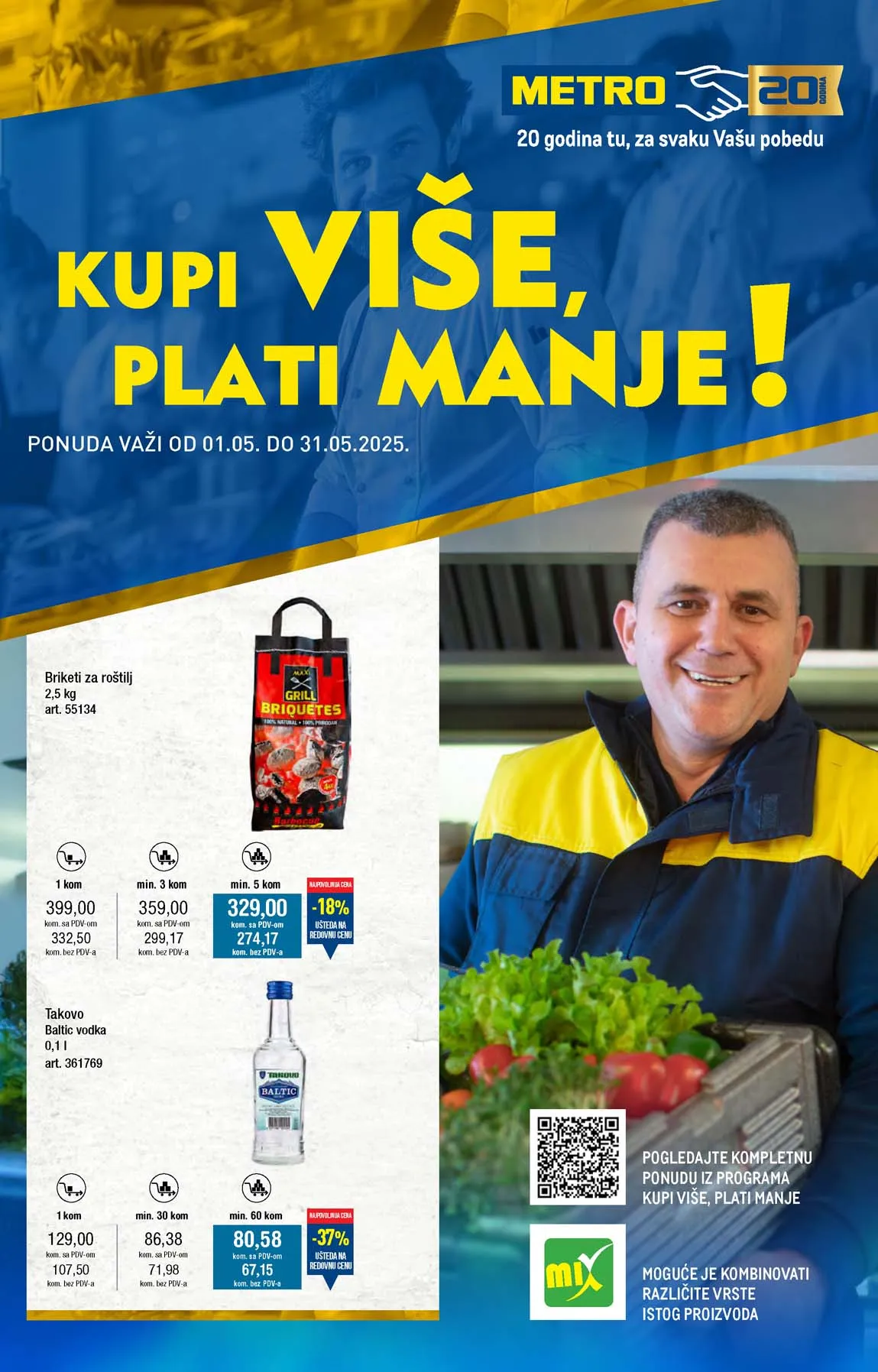 METRO Kupi više plati manje sniženja do 31.05.2025