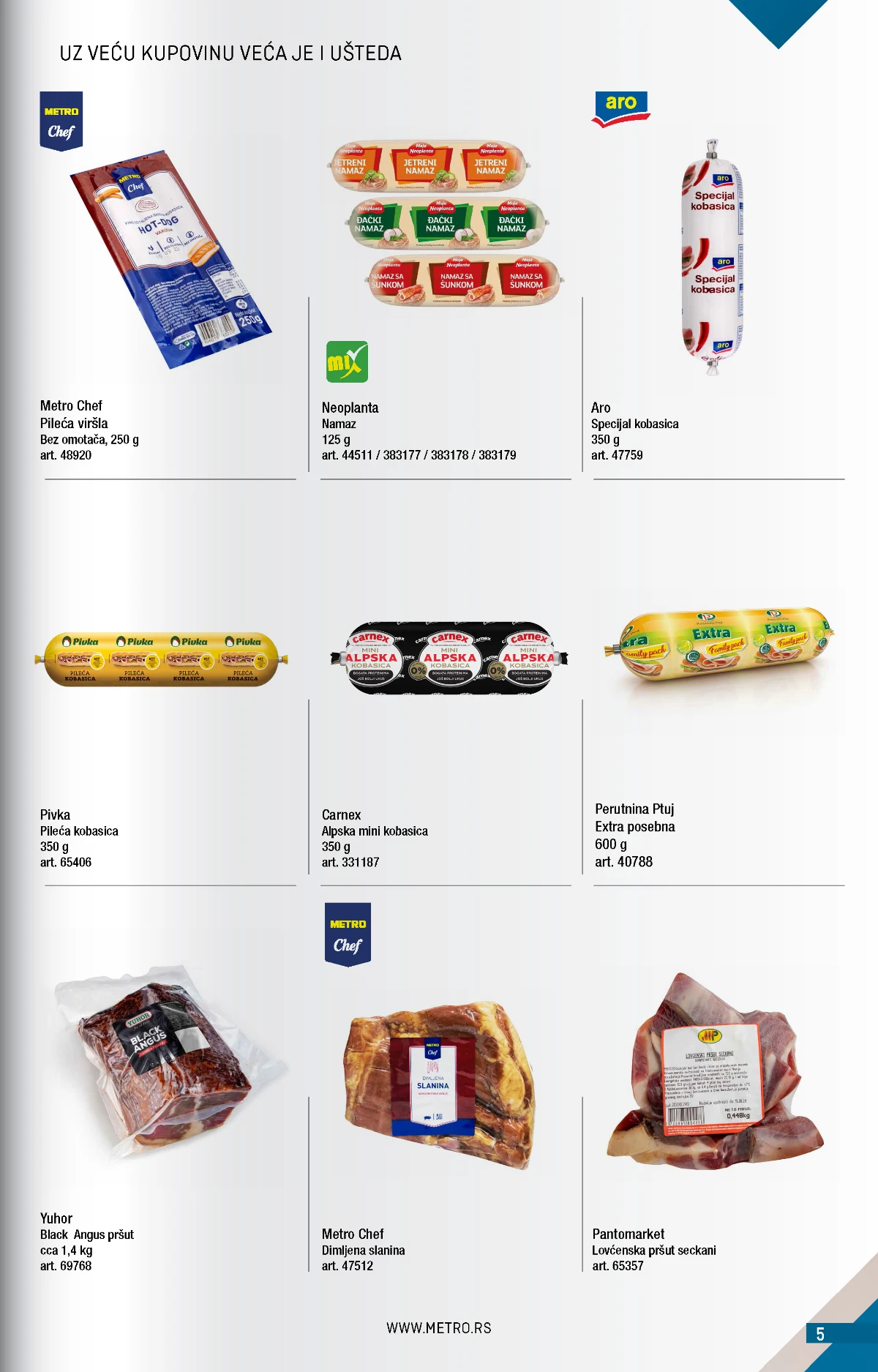 METRO Kupi više, plati manje katalog strana 5