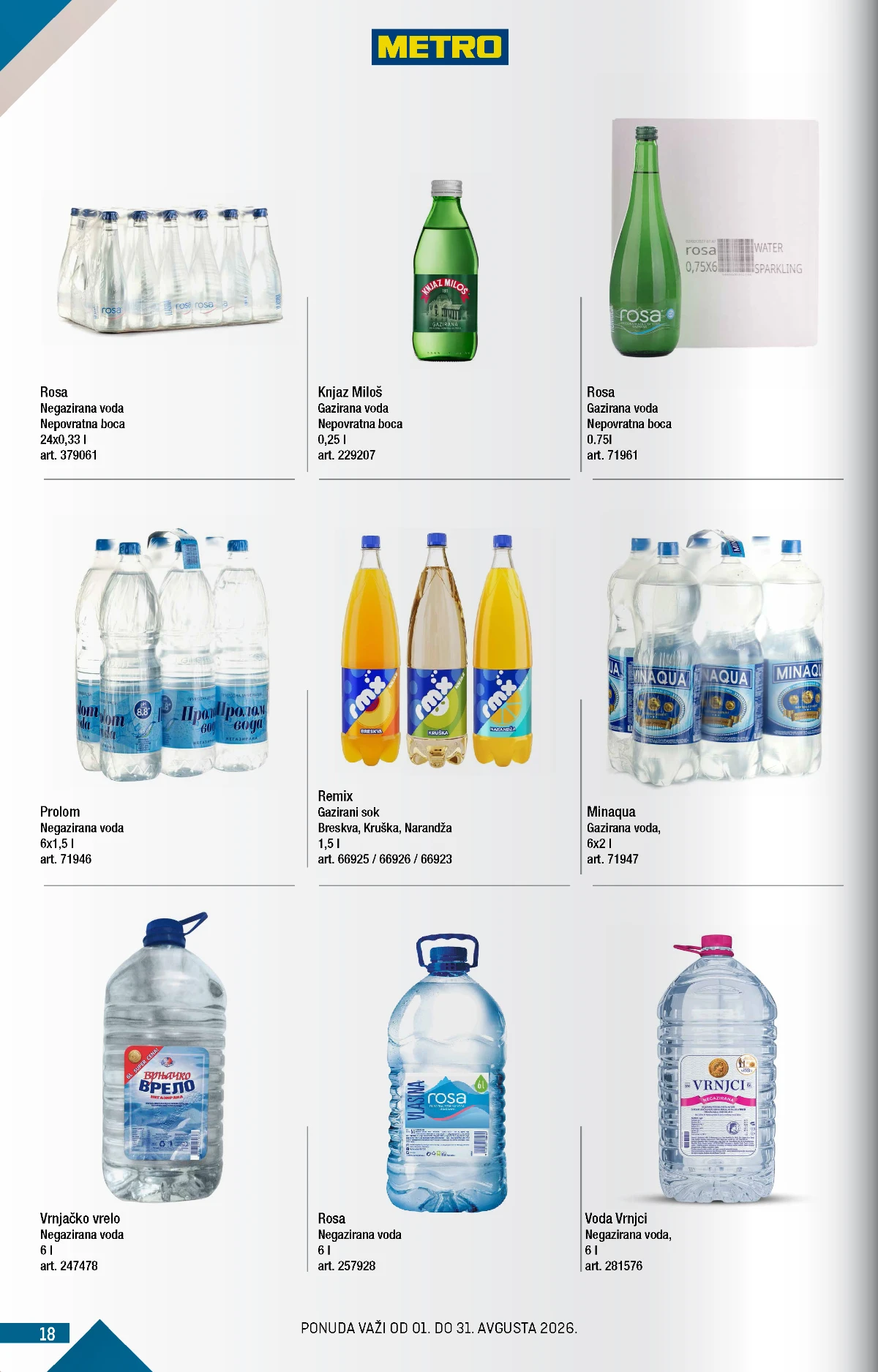METRO Kupi više, plati manje katalog strana 18