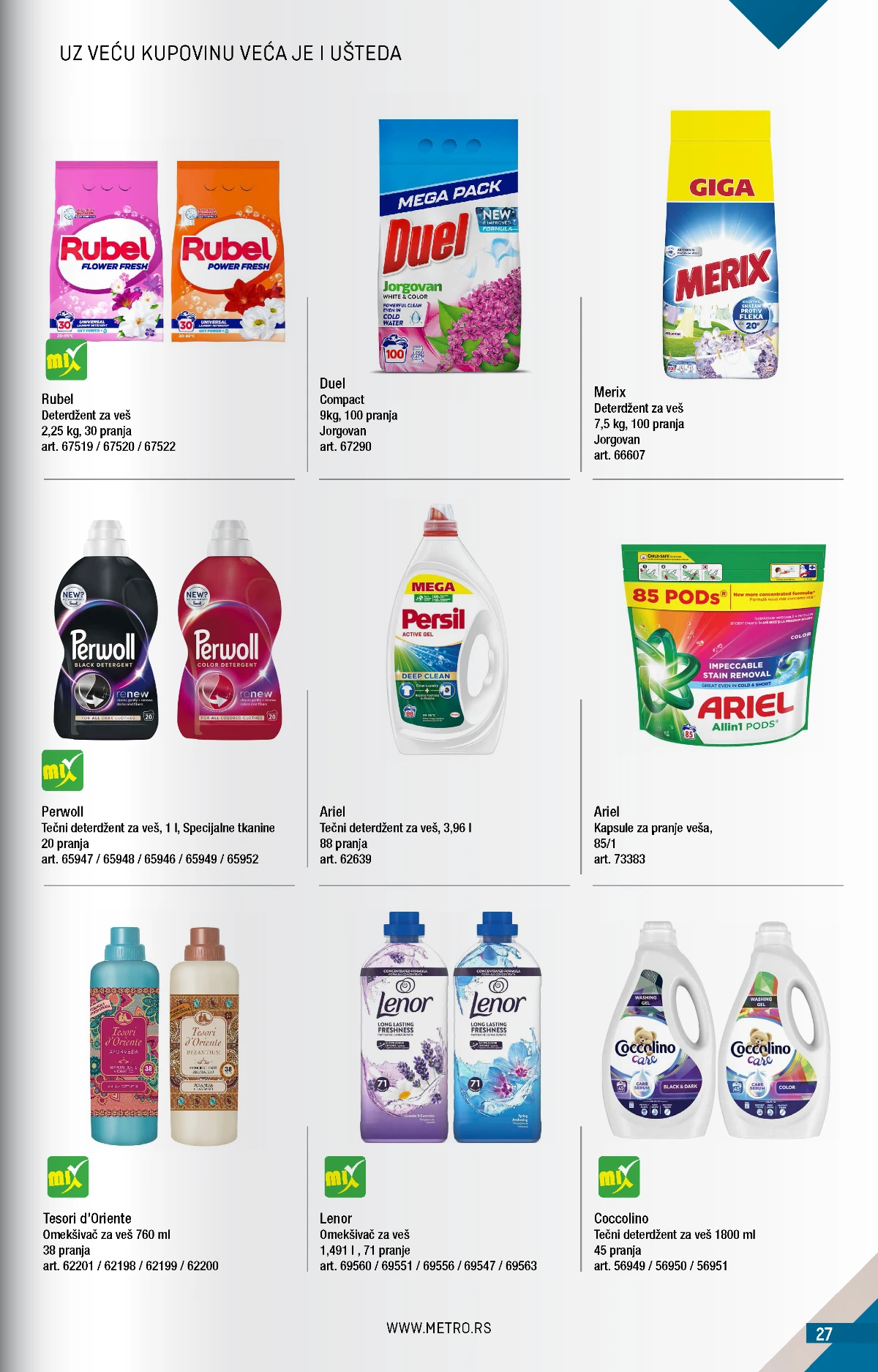 METRO Kupi više, plati manje katalog strana 27