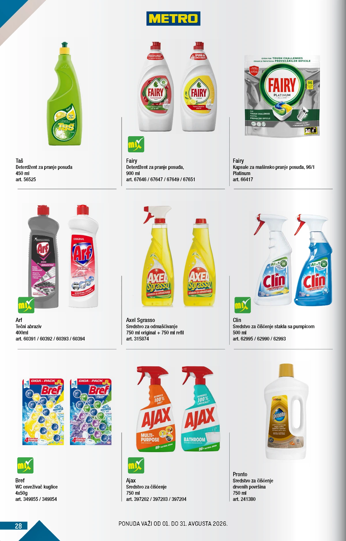 METRO Kupi više, plati manje katalog strana 28