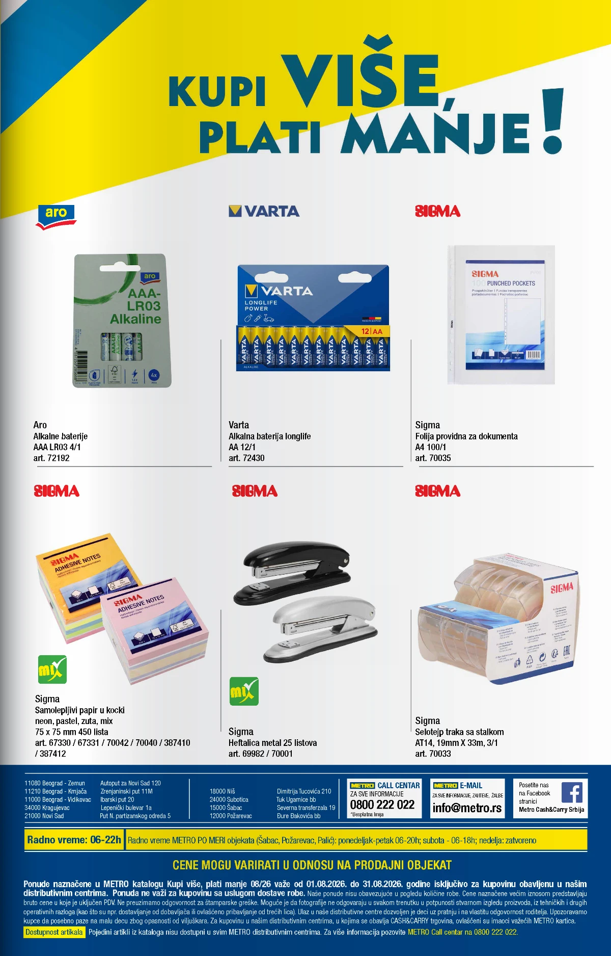 METRO Kupi više, plati manje katalog strana 34