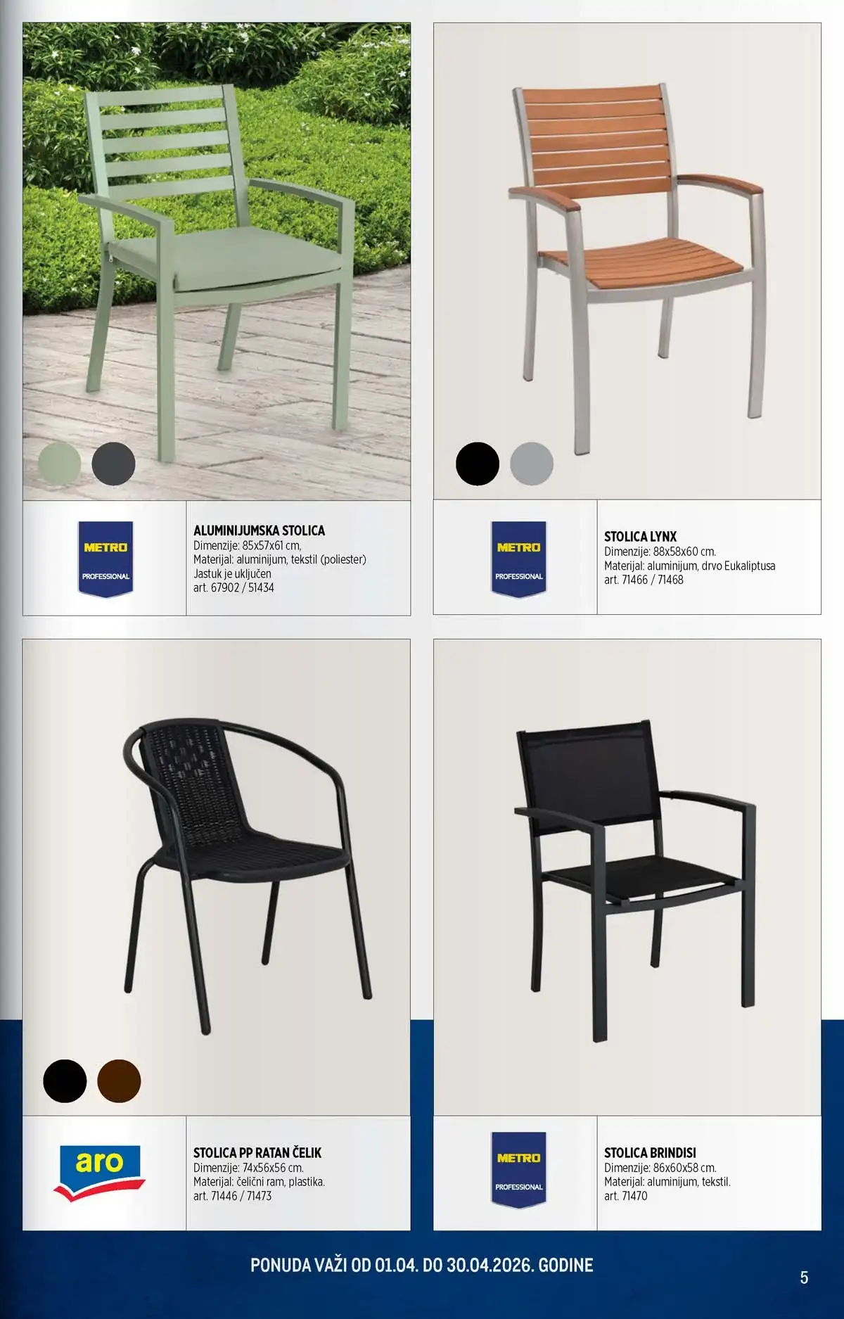 METRO sniženje nameštaj za dom katalog ponuda