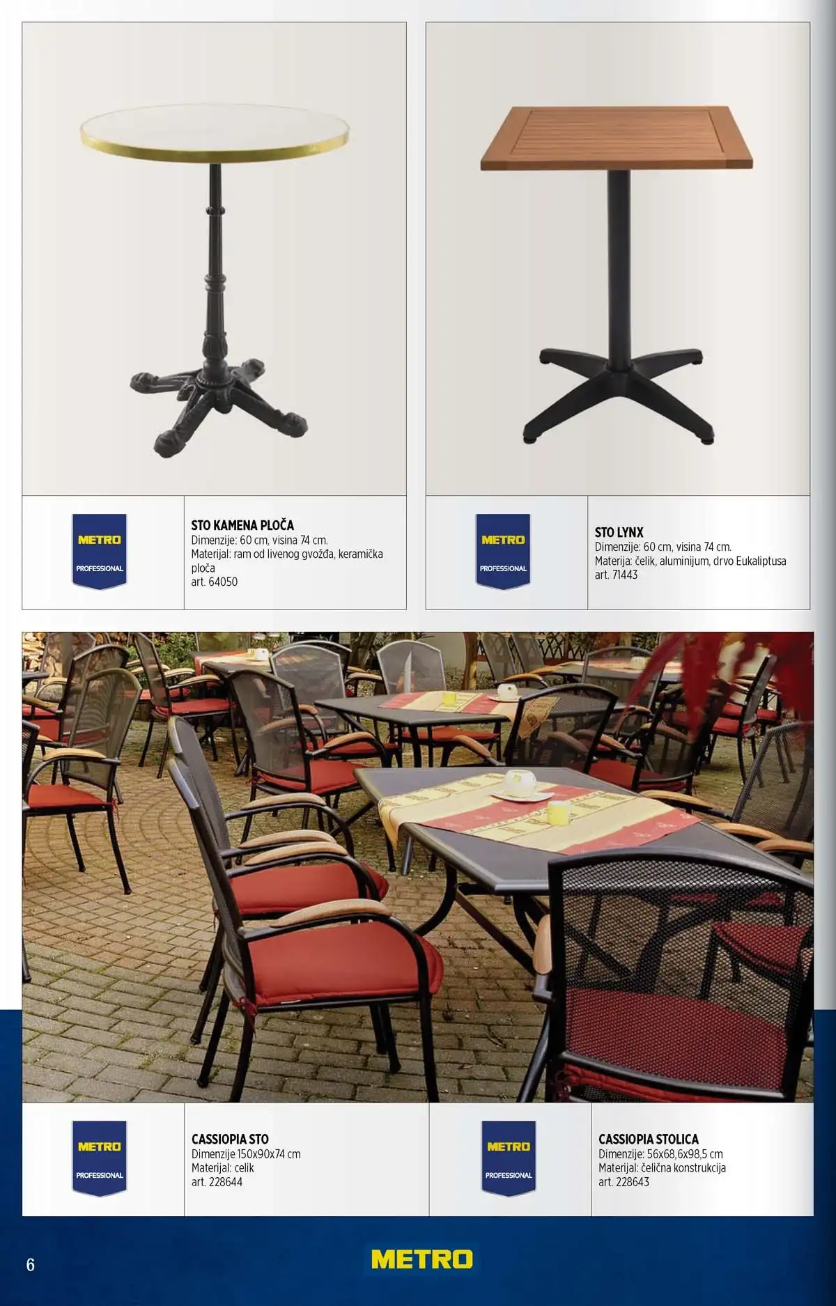 METRO katalog baštenski i kućni nameštaj sniženje