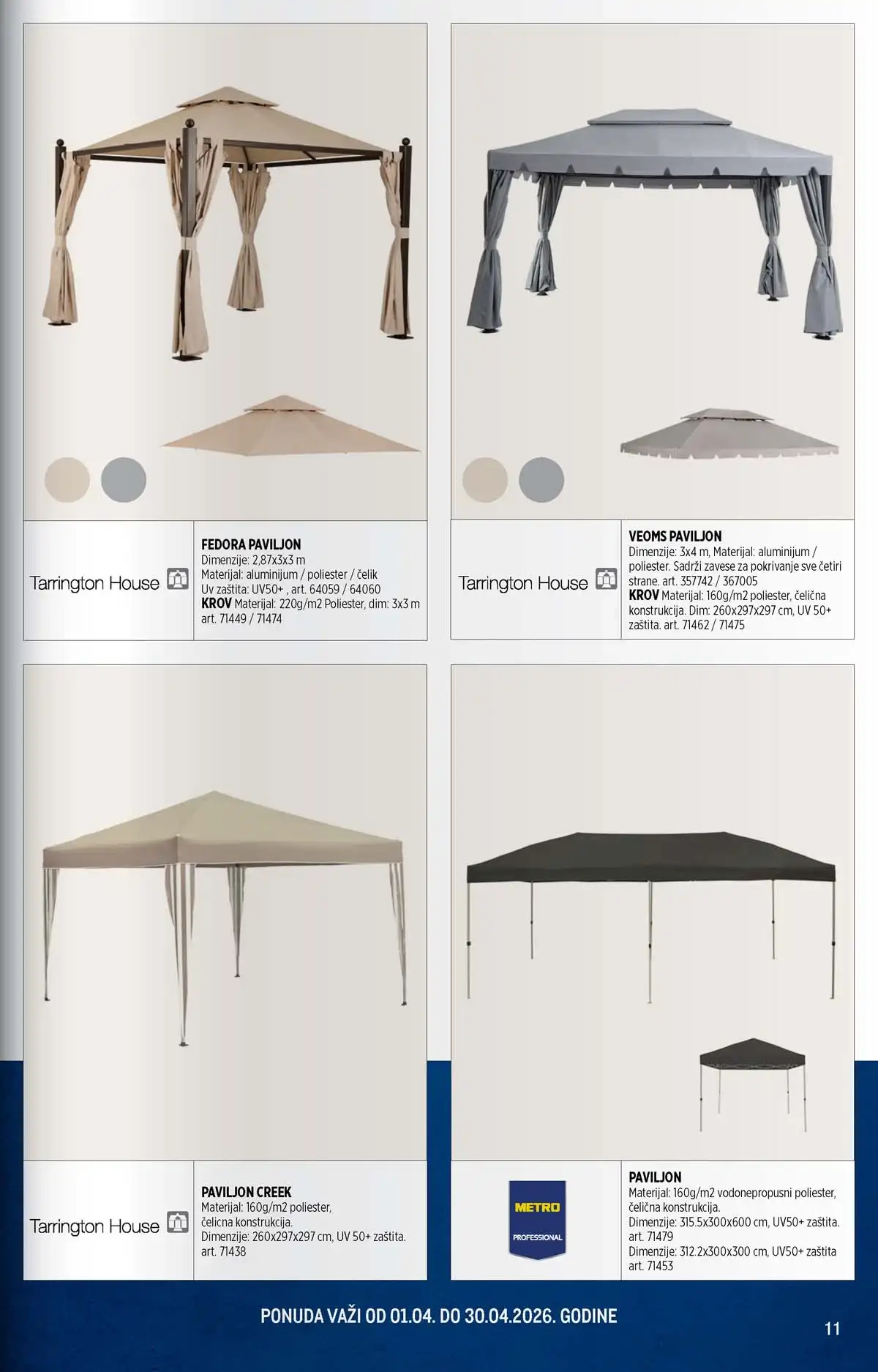 METRO akcija nameštaj katalog ponuda