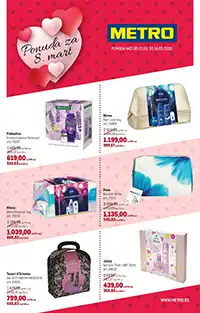 METRO ponuda za 8. mart pokloni i sniženja do 14. marta 2026