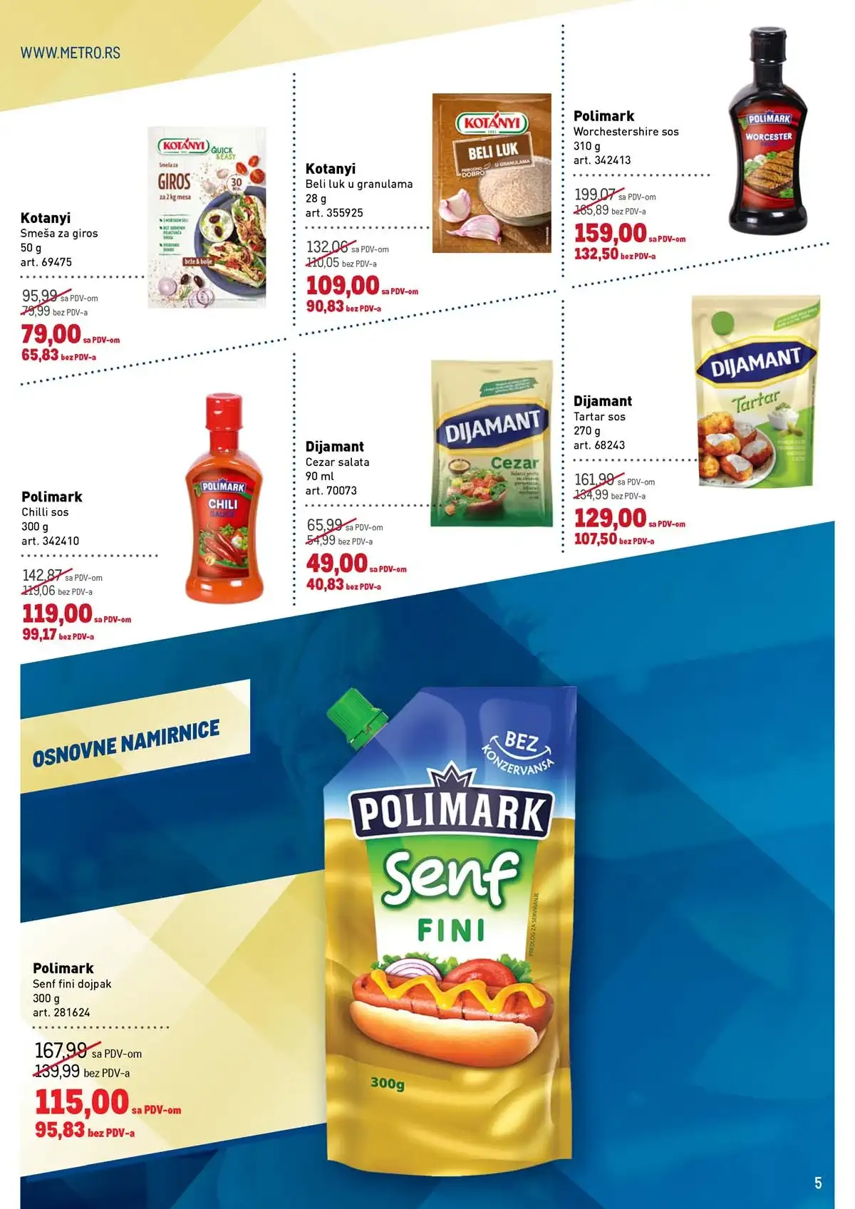 Metro katalog – prehrana i neprehrana sniženja Metro katalog prehrana i neprehrana – strana 5