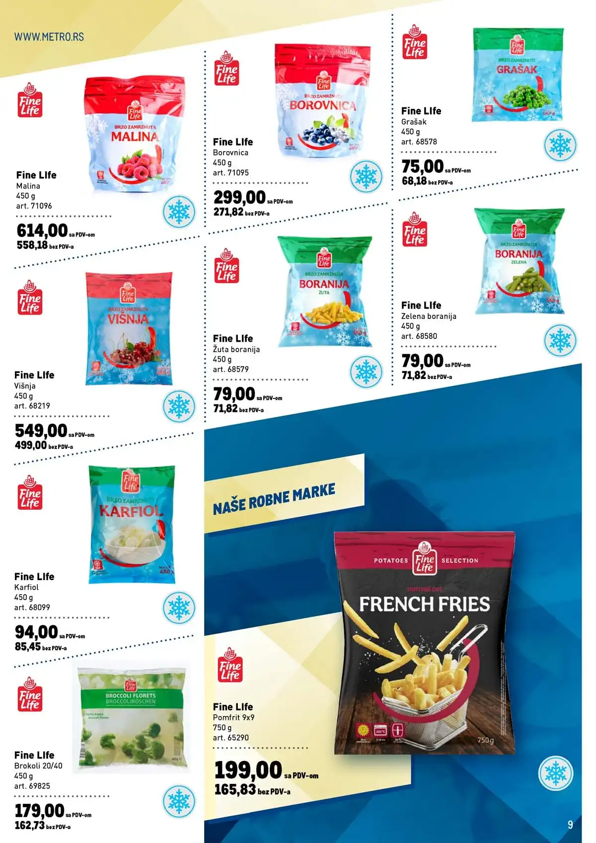 Metro katalog – prehrana i neprehrana sniženja Metro katalog prehrana i neprehrana – strana 9