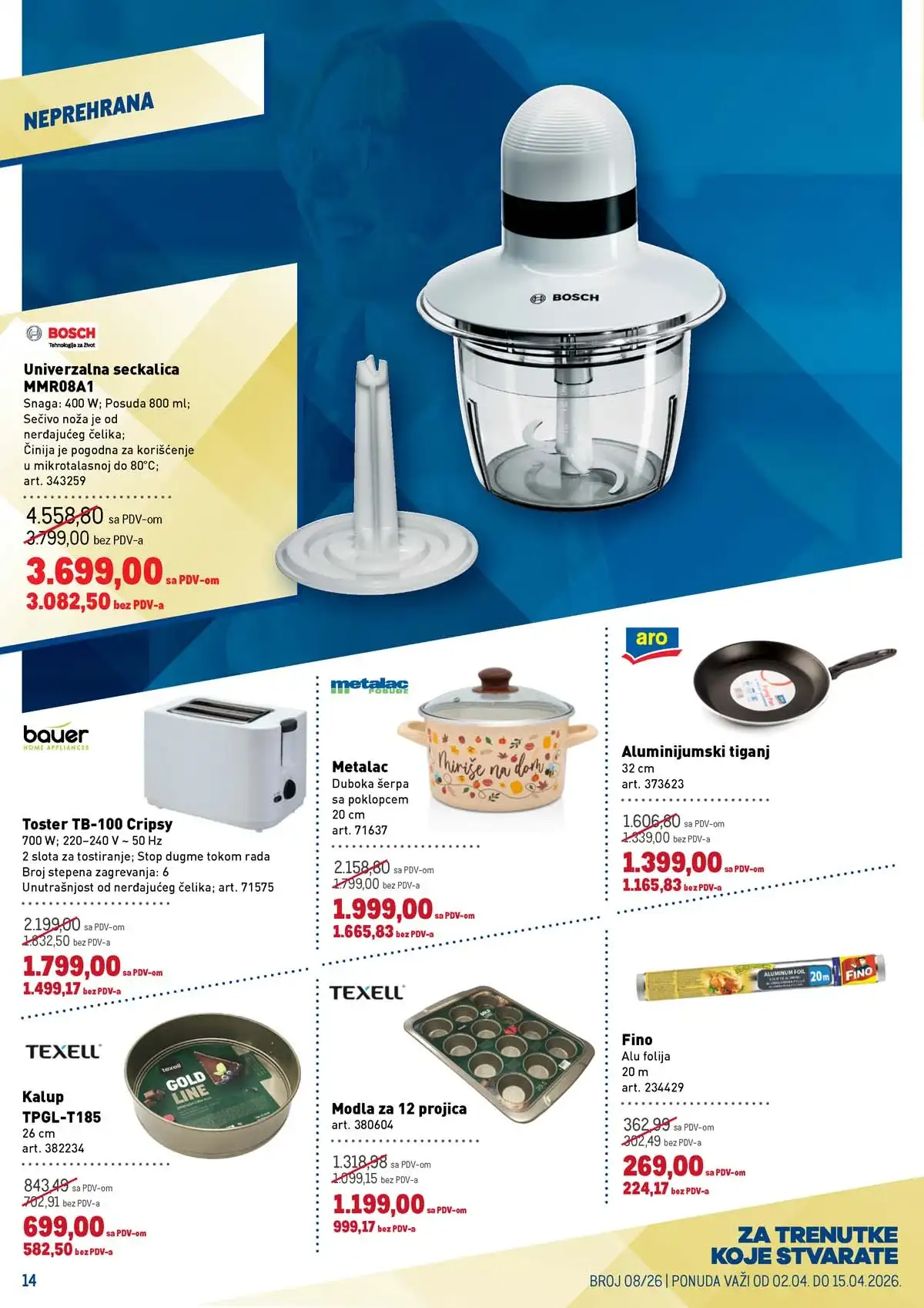 Metro katalog – prehrana i neprehrana sniženja Metro katalog prehrana i neprehrana – strana 14
