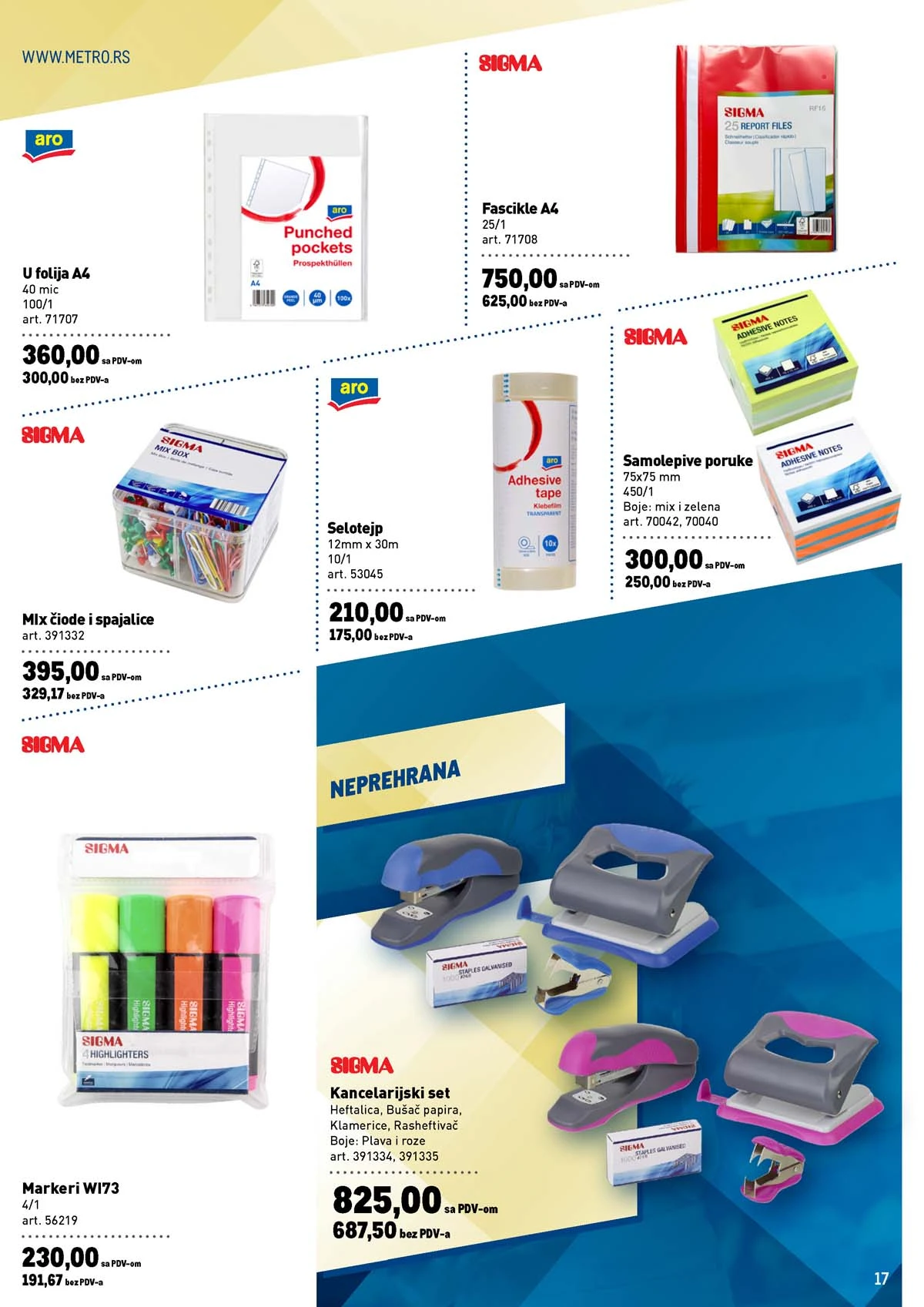 Metro katalog – prehrana i neprehrana sniženja Metro katalog prehrana i neprehrana – strana 17