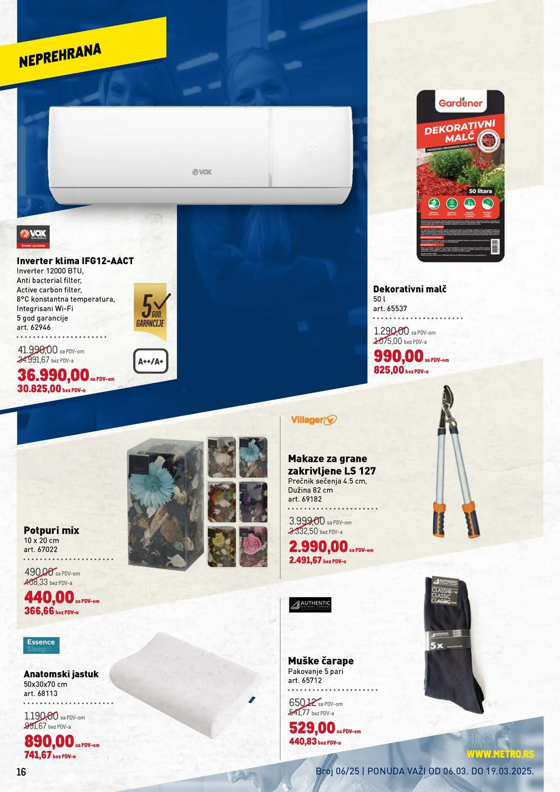 katalog metro prehrana snizenja