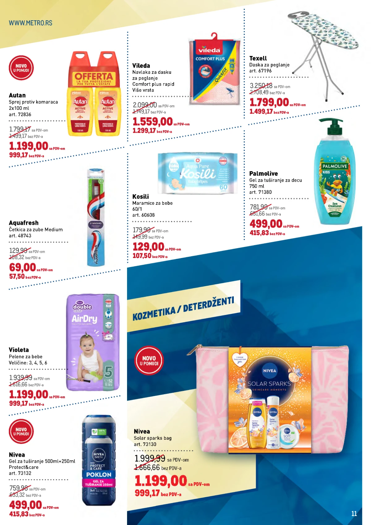 Metro katalog strana 11 – deterdženti i higijena