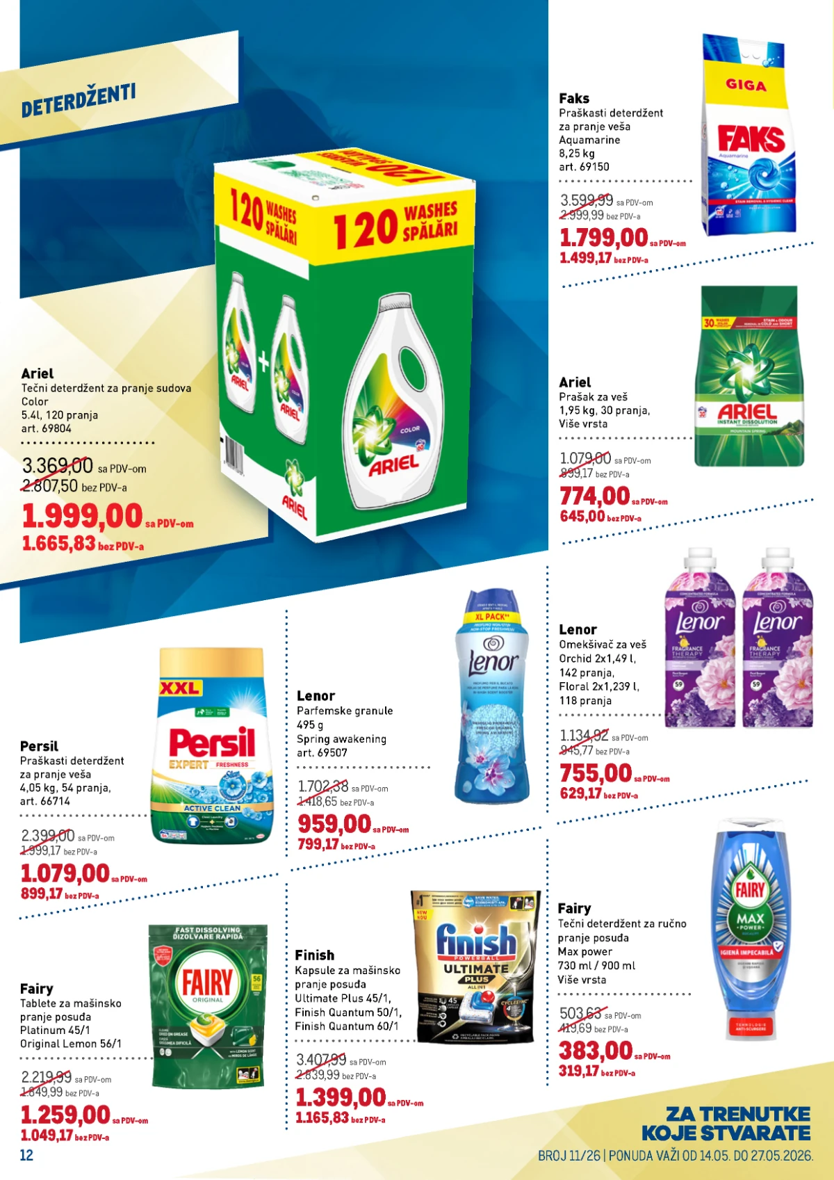 Metro katalog strana 12 – Persil, Ariel i Bref proizvodi