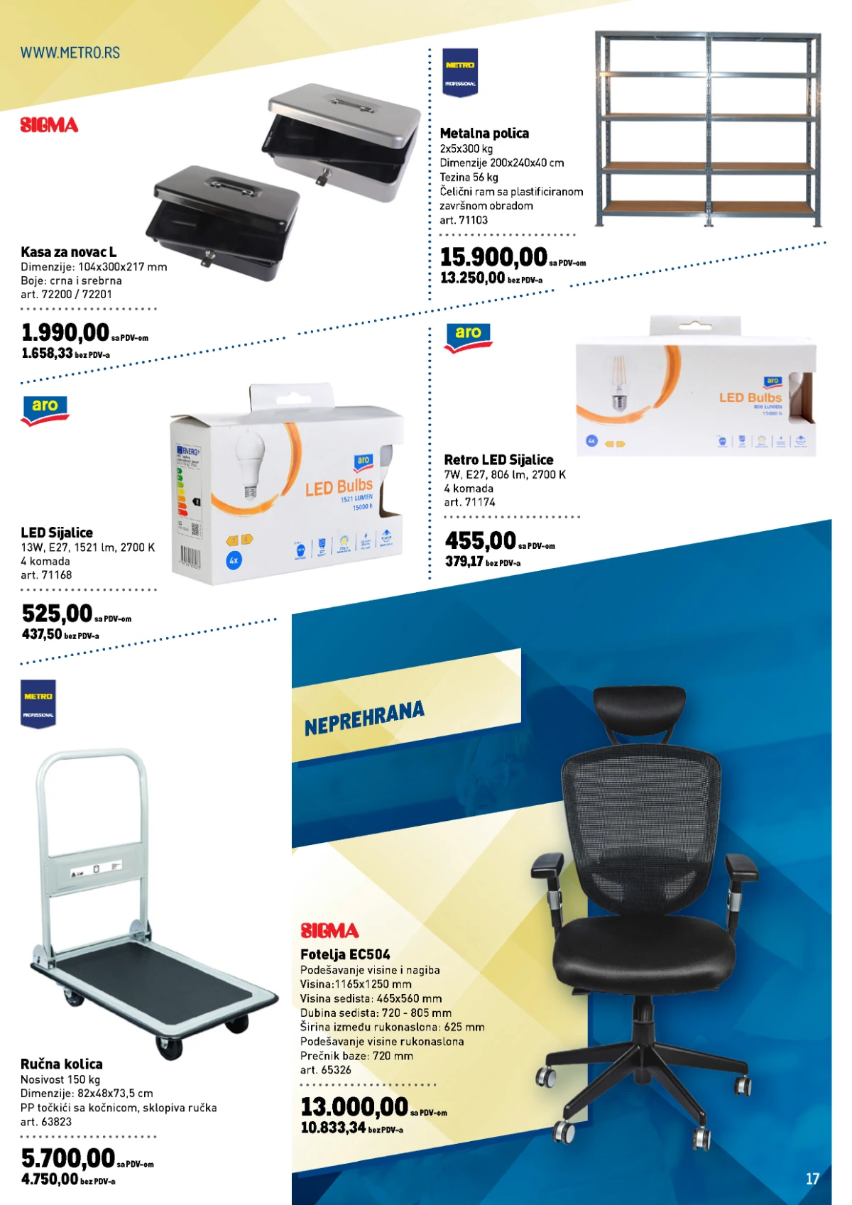 Metro katalog strana 17 – blender, mikser i aparat za kafu