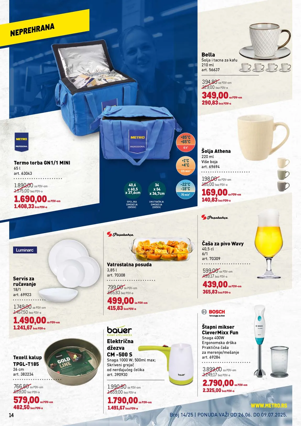 katalog metro prehrana snizenja