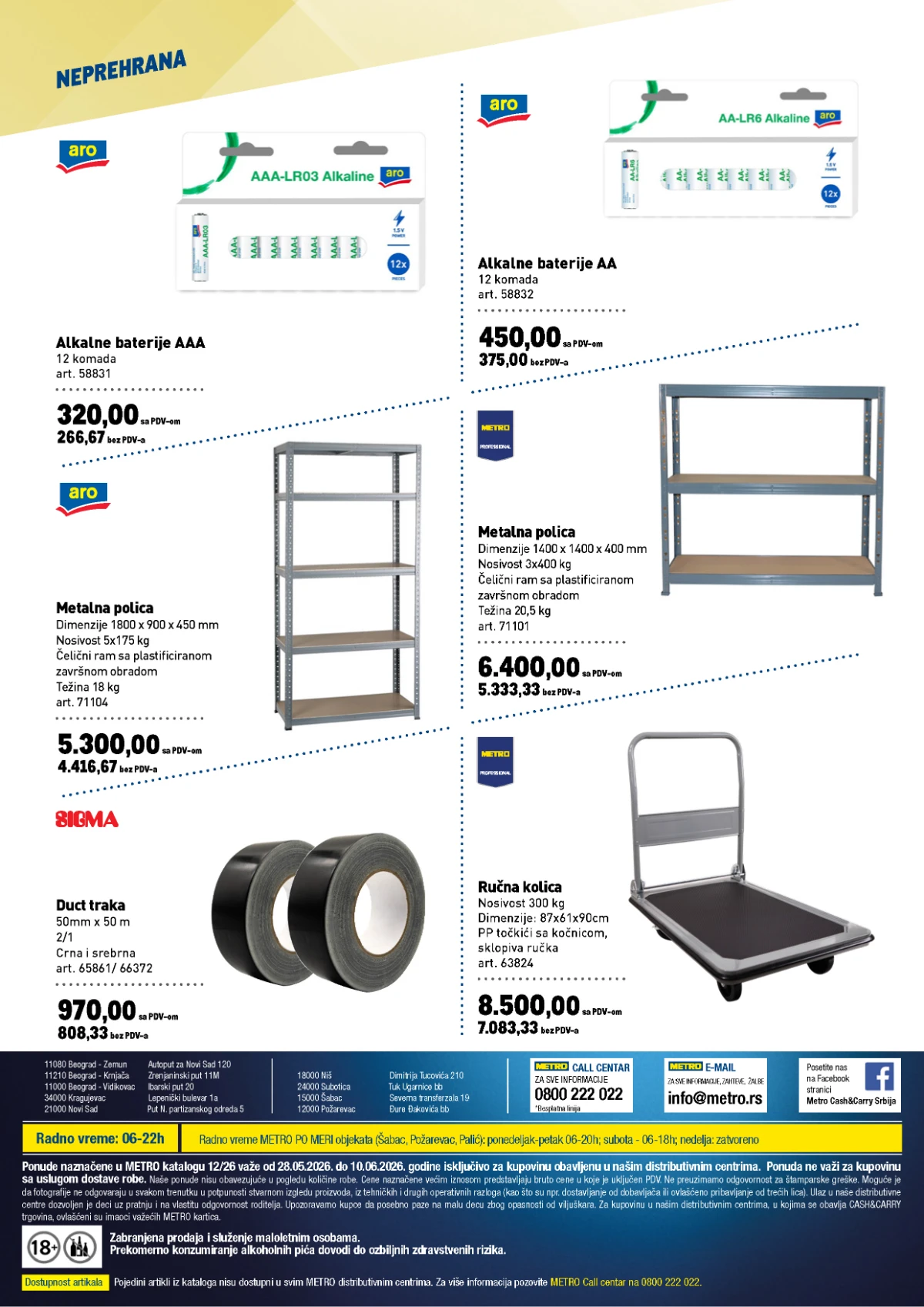 METRO katalog strana 16 – tiganji, šerpe i kuhinjski pribor na akciji
