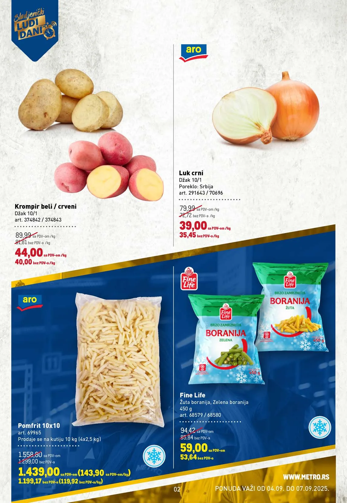 METRO  SNIZENJE SNIZENJA  KATALOG AKCIJA