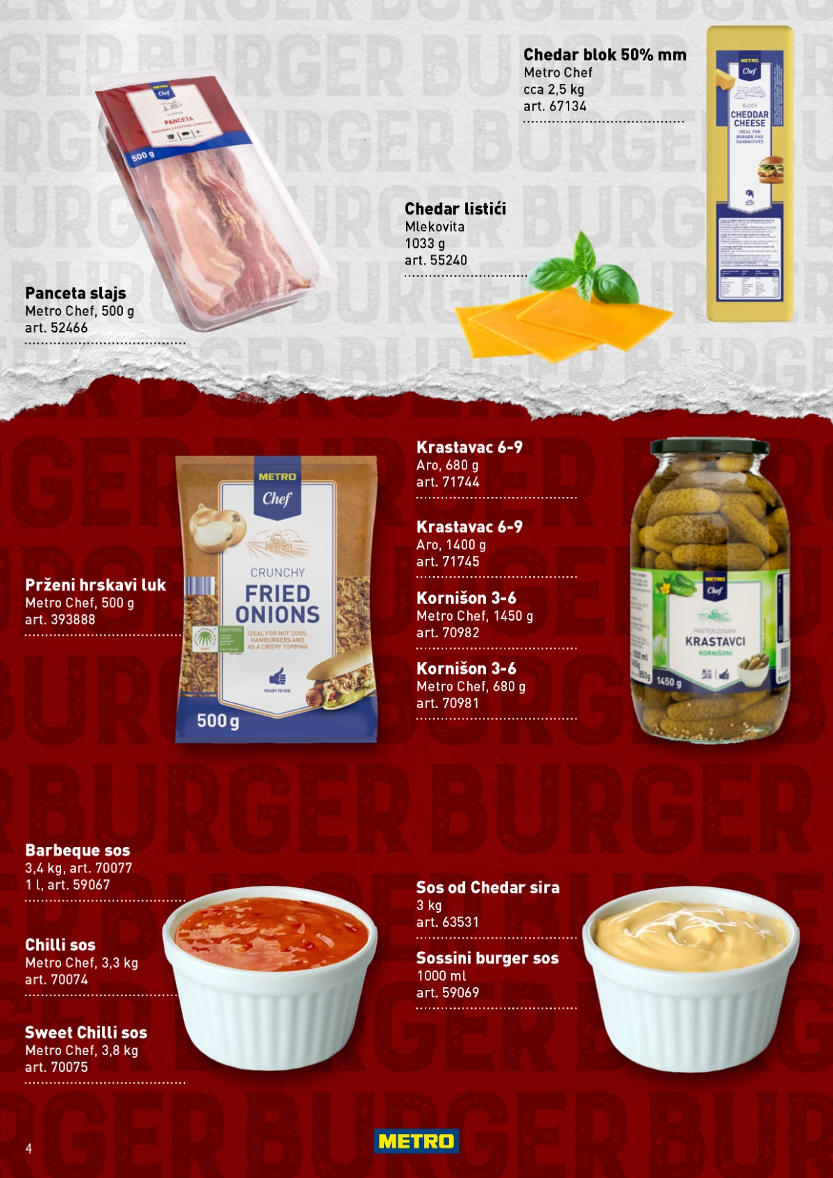 METRO burger katalog strana 4