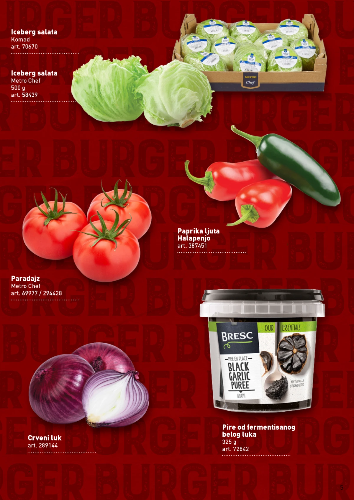 METRO burger katalog strana 5
