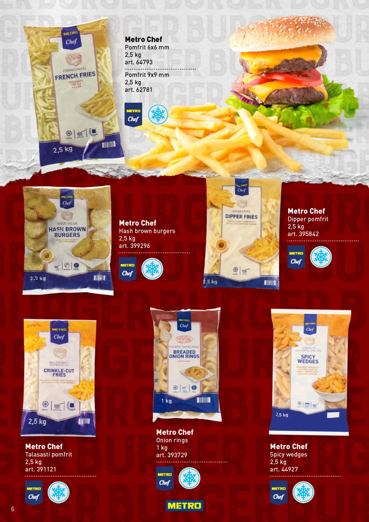 METRO burger katalog strana 6