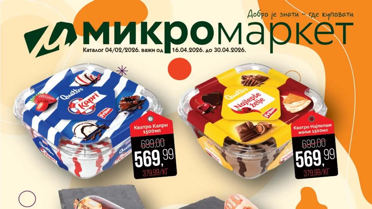 Mikromarket kataloška akcija sniženja AKCIJA Srbija