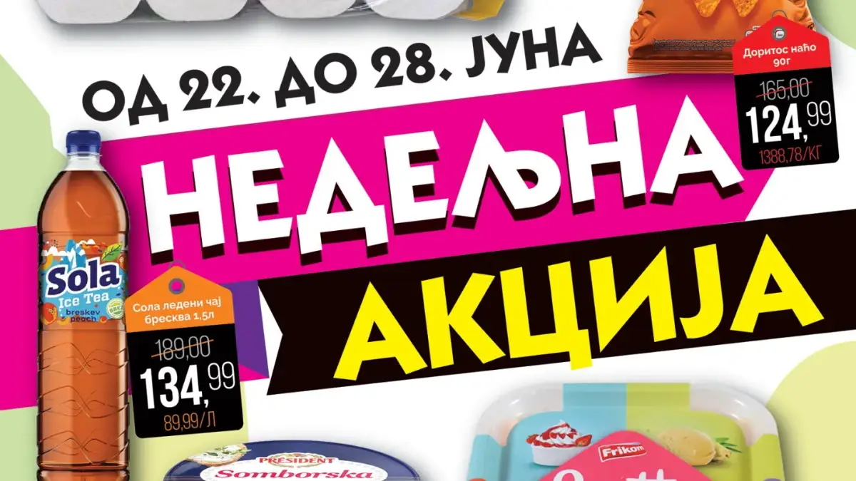 Mikromarket akcija do 37% popusta – nedeljna sniženja važe do 28.06.2026