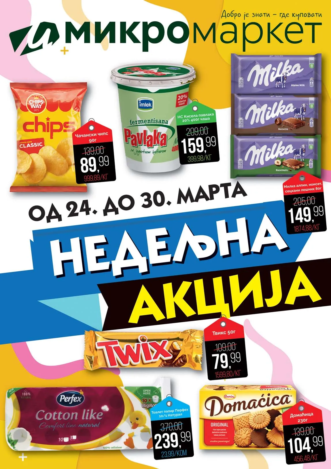 Mikromarket Nedeljni katalog sniženja do 30.03.2025