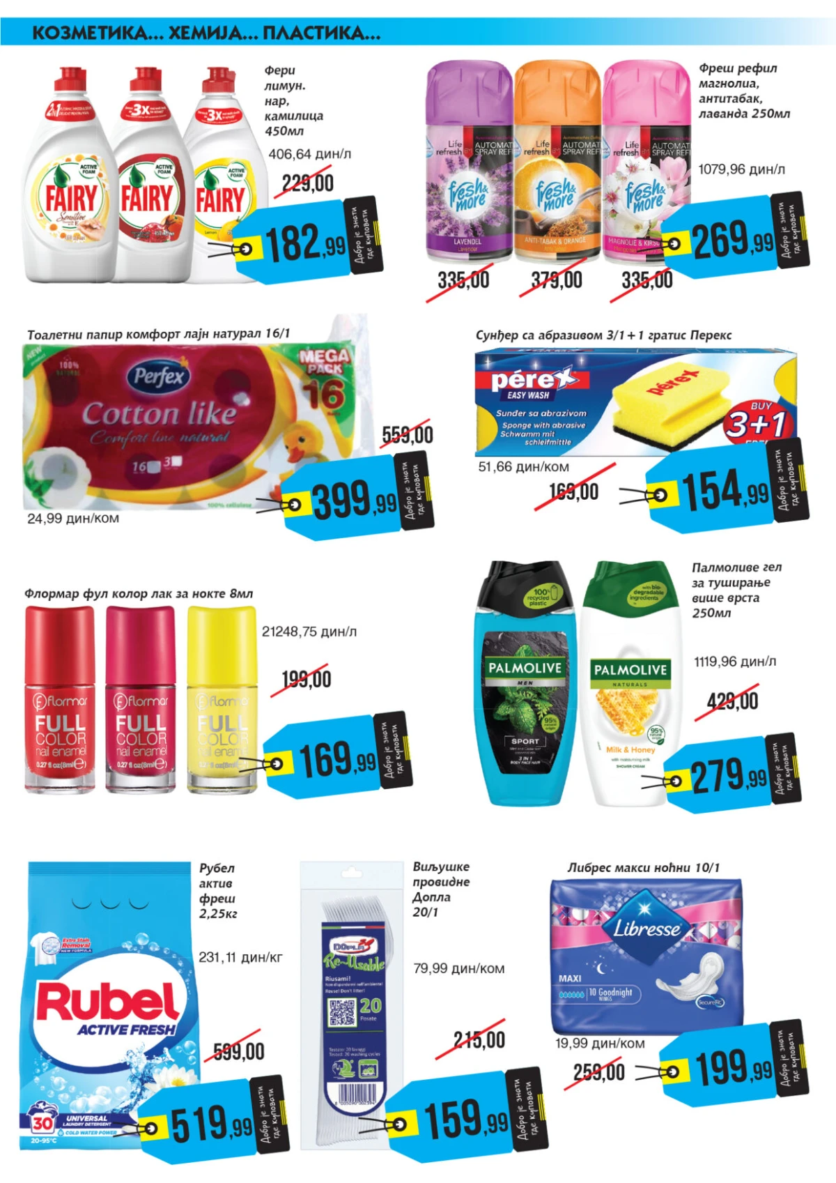 Mikromarket sniženja – prehrambeni proizvodi na akciji