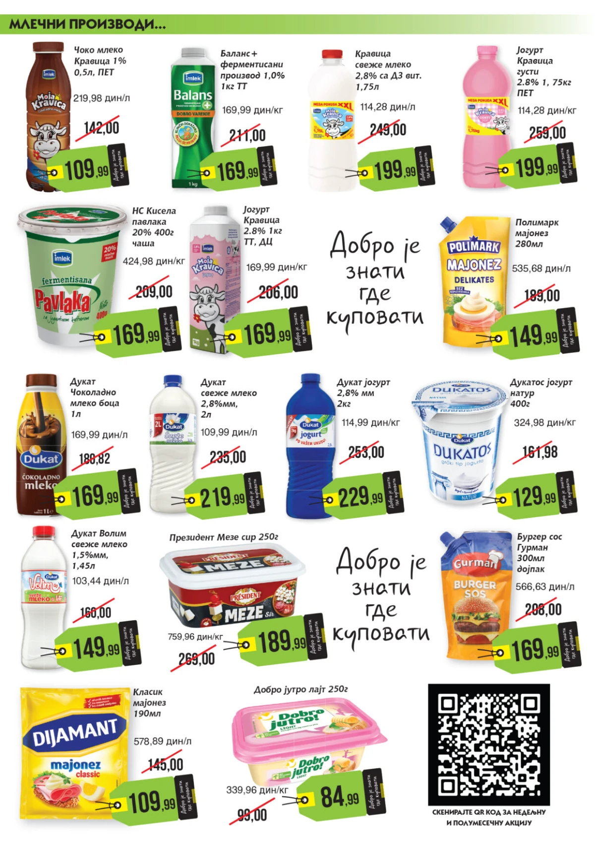 Mikromarket katalog do 15.07.2026 – mlečni proizvodi i delikatesi