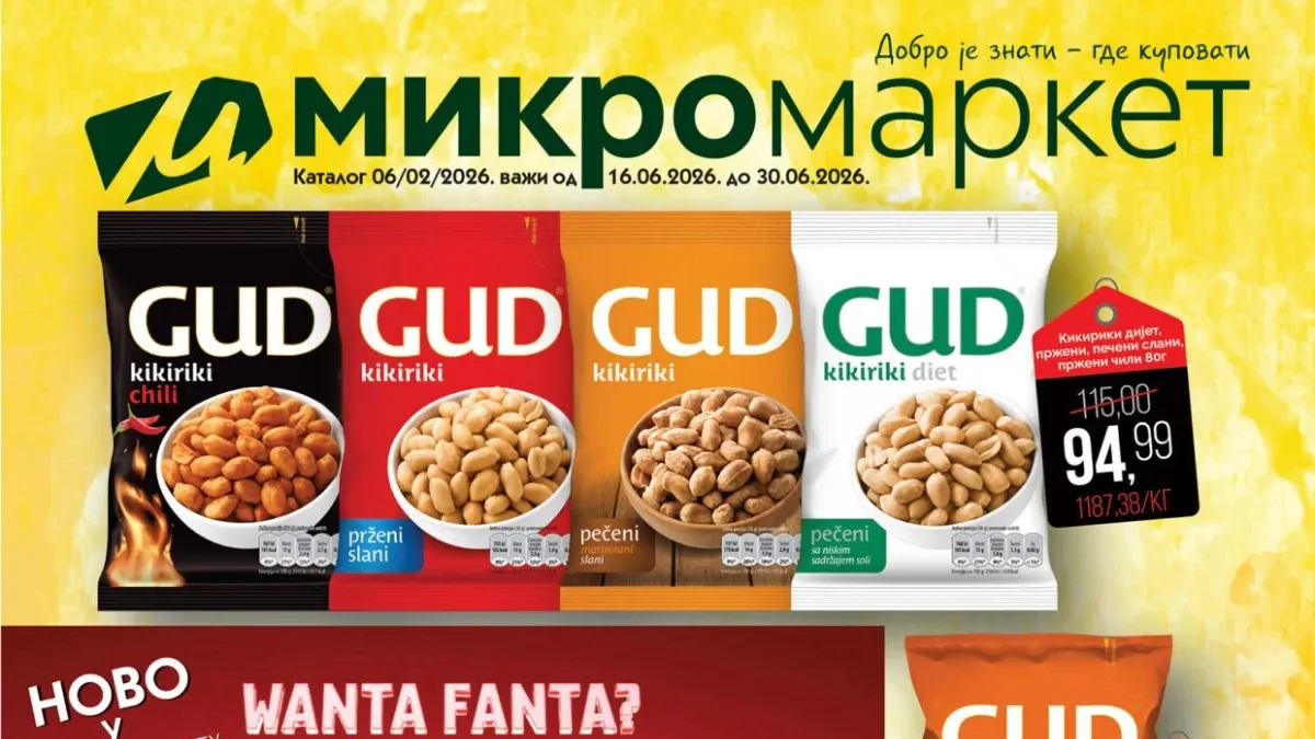 Mikromarket katalog do 30.06.2026 – polumesečna akcija sa popustima do 37%