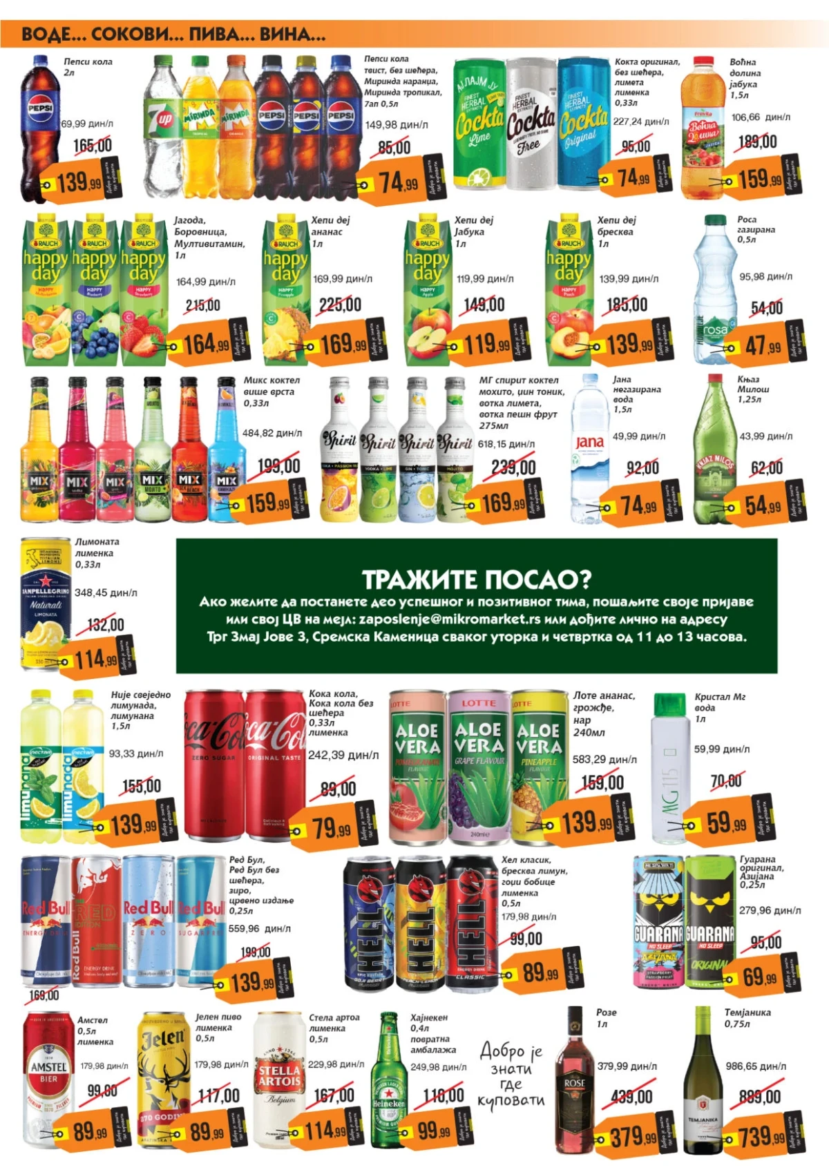 Mikromarket pića i sokovi akcija do 30.06.2026