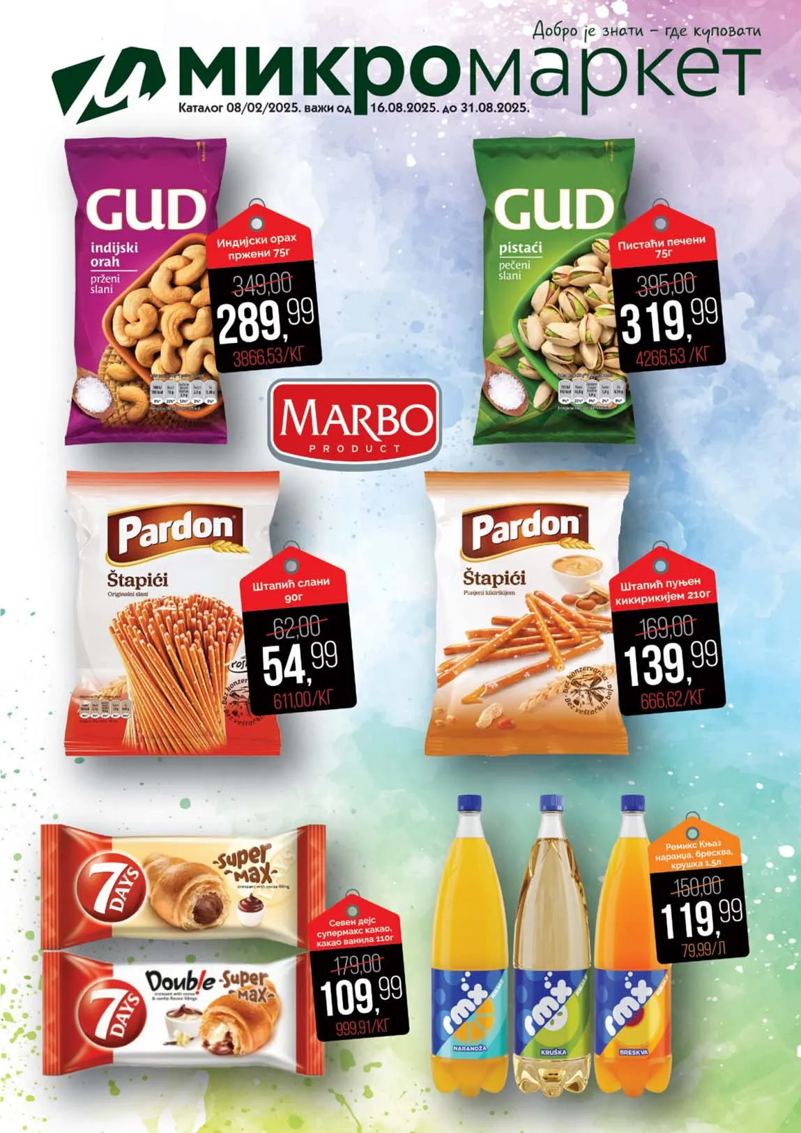 Mikromarket katalog – Akcija sniženja do 31.08.2025.