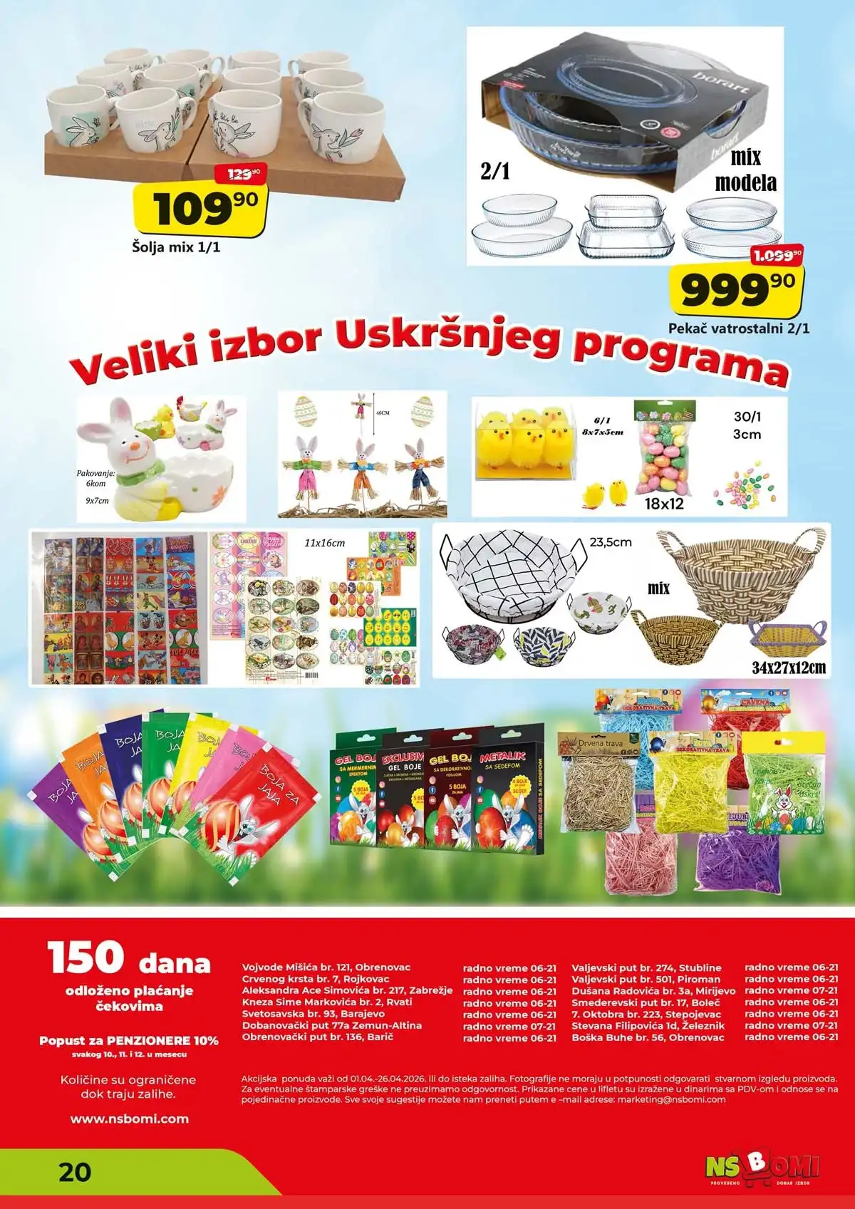 NS Bomi kataloška ponuda sniženja