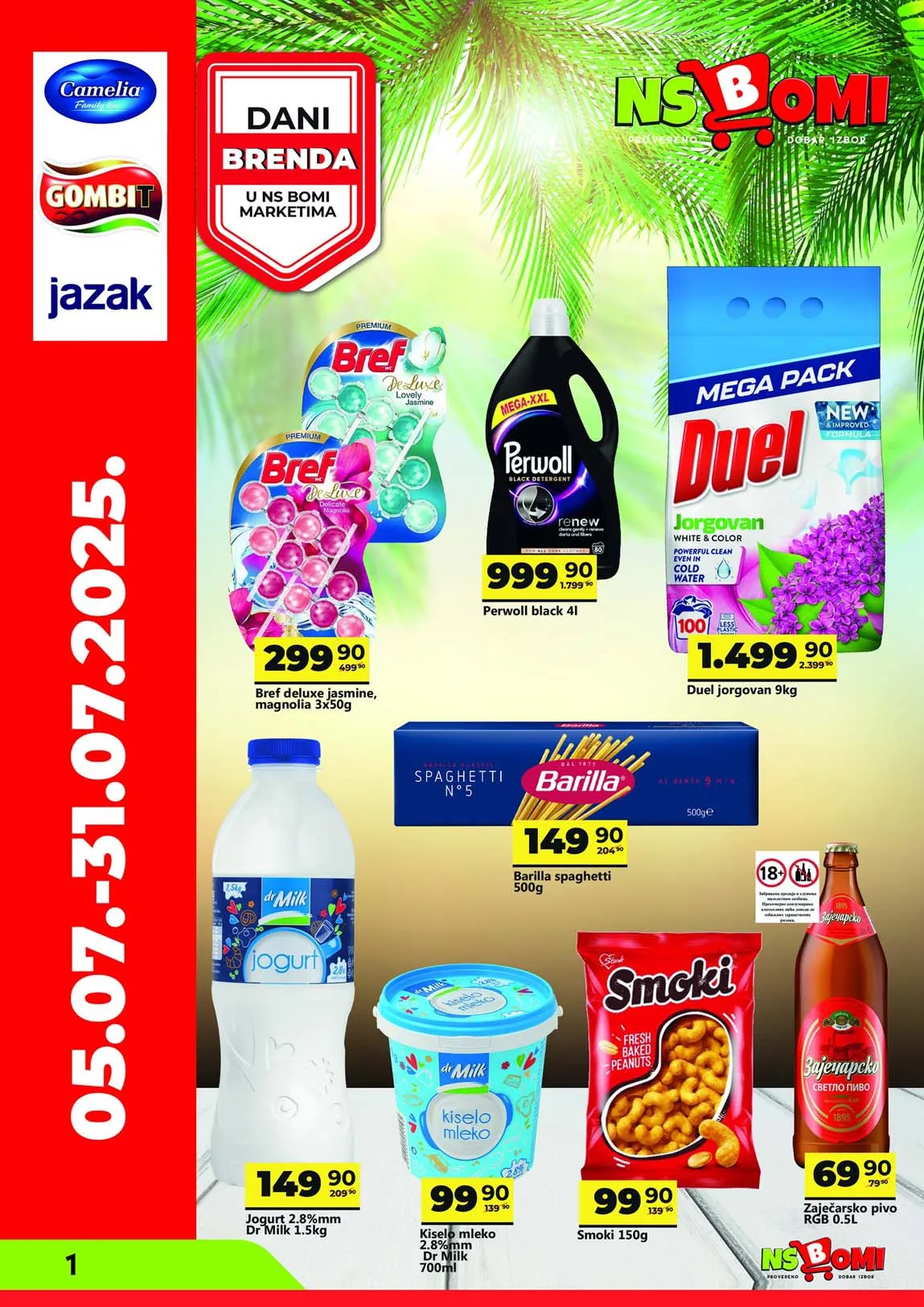 NS BOMI akcija katalog sniženja do 31.07.2025
