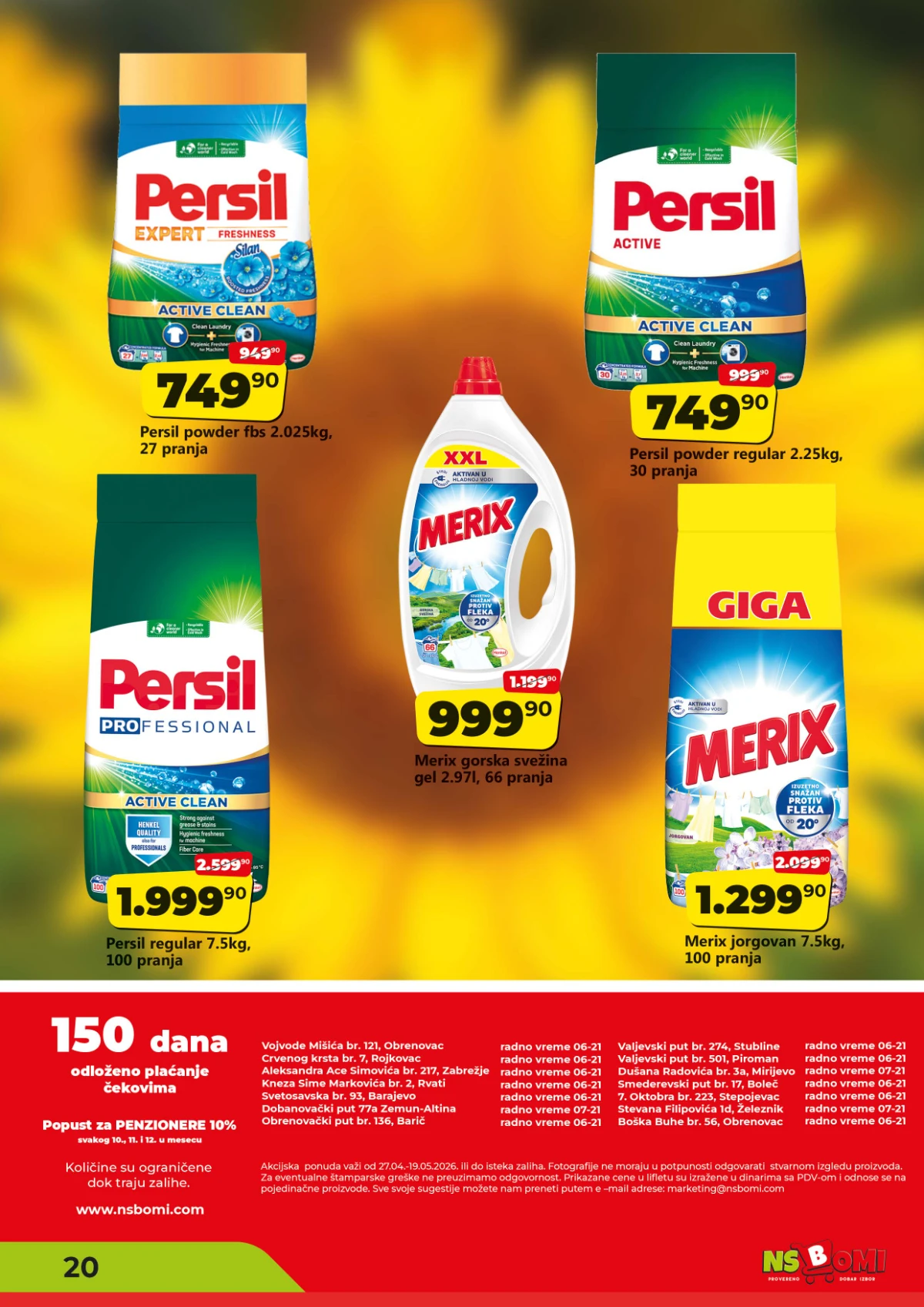 NS Bomi kataloška ponuda sniženja