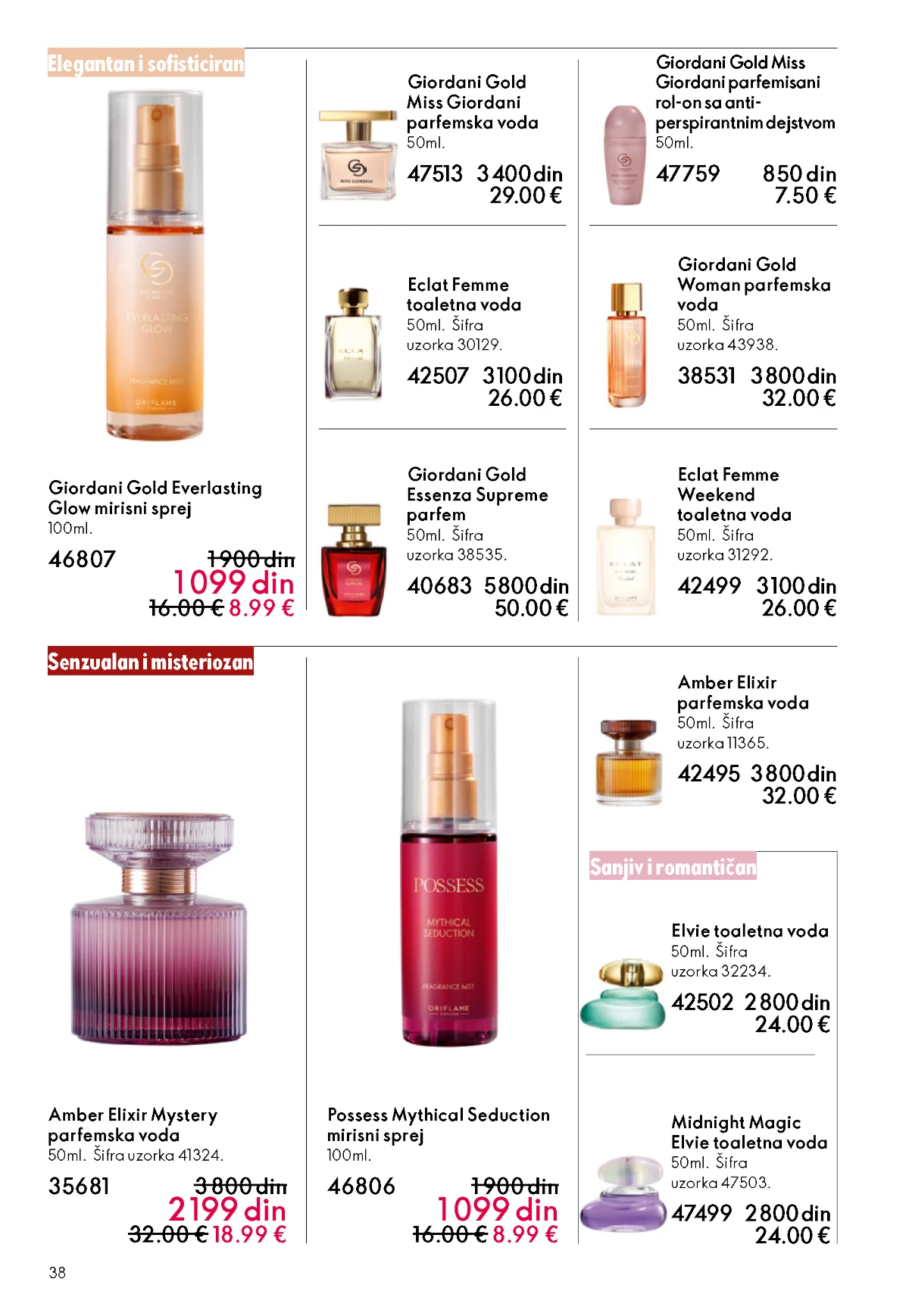 Oriflame kataloška ponuda sniženja