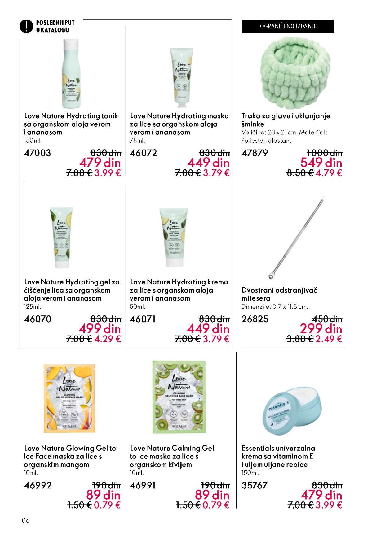 Oriflame kataloška ponuda sniženja