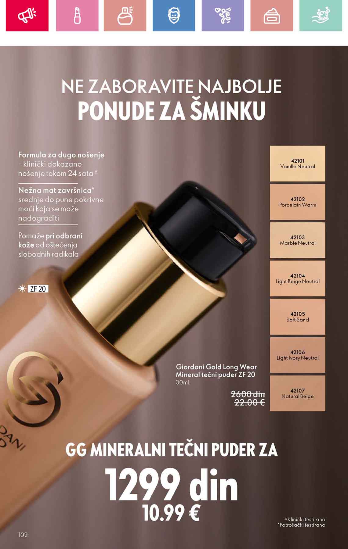 Oriflame kataloška ponuda sniženja