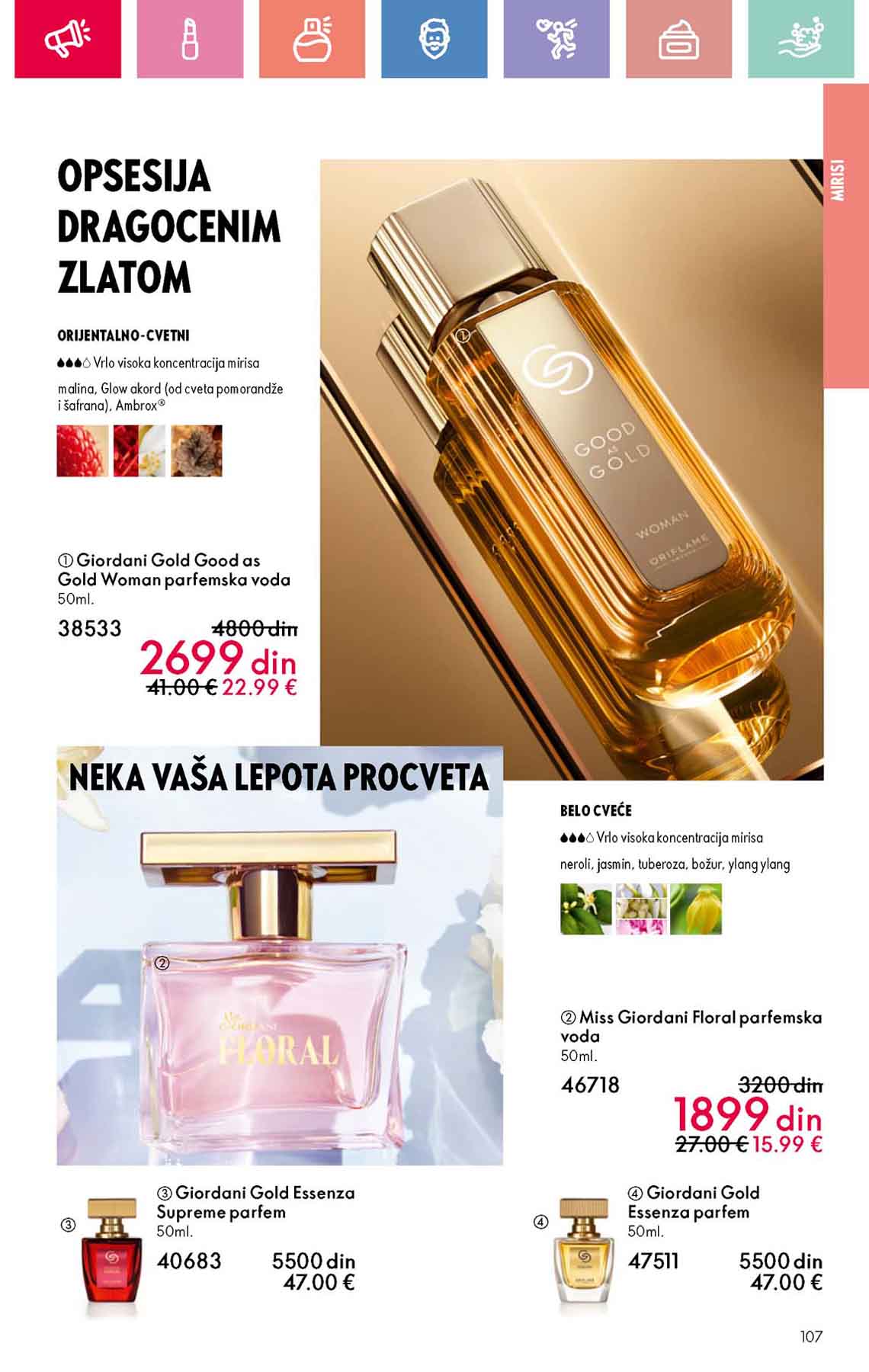 Oriflame kataloška ponuda sniženja