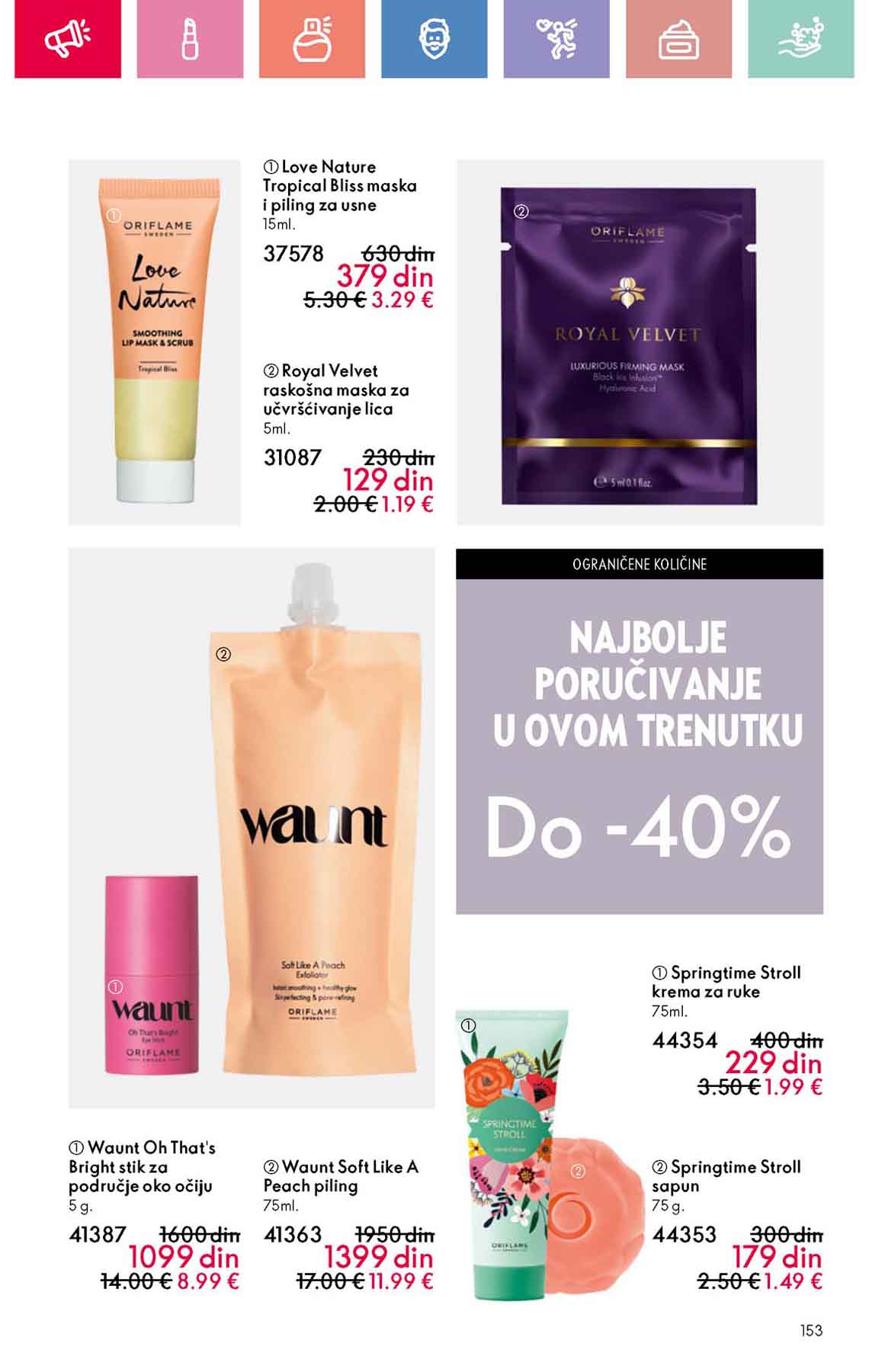 Oriflame kataloška ponuda sniženja